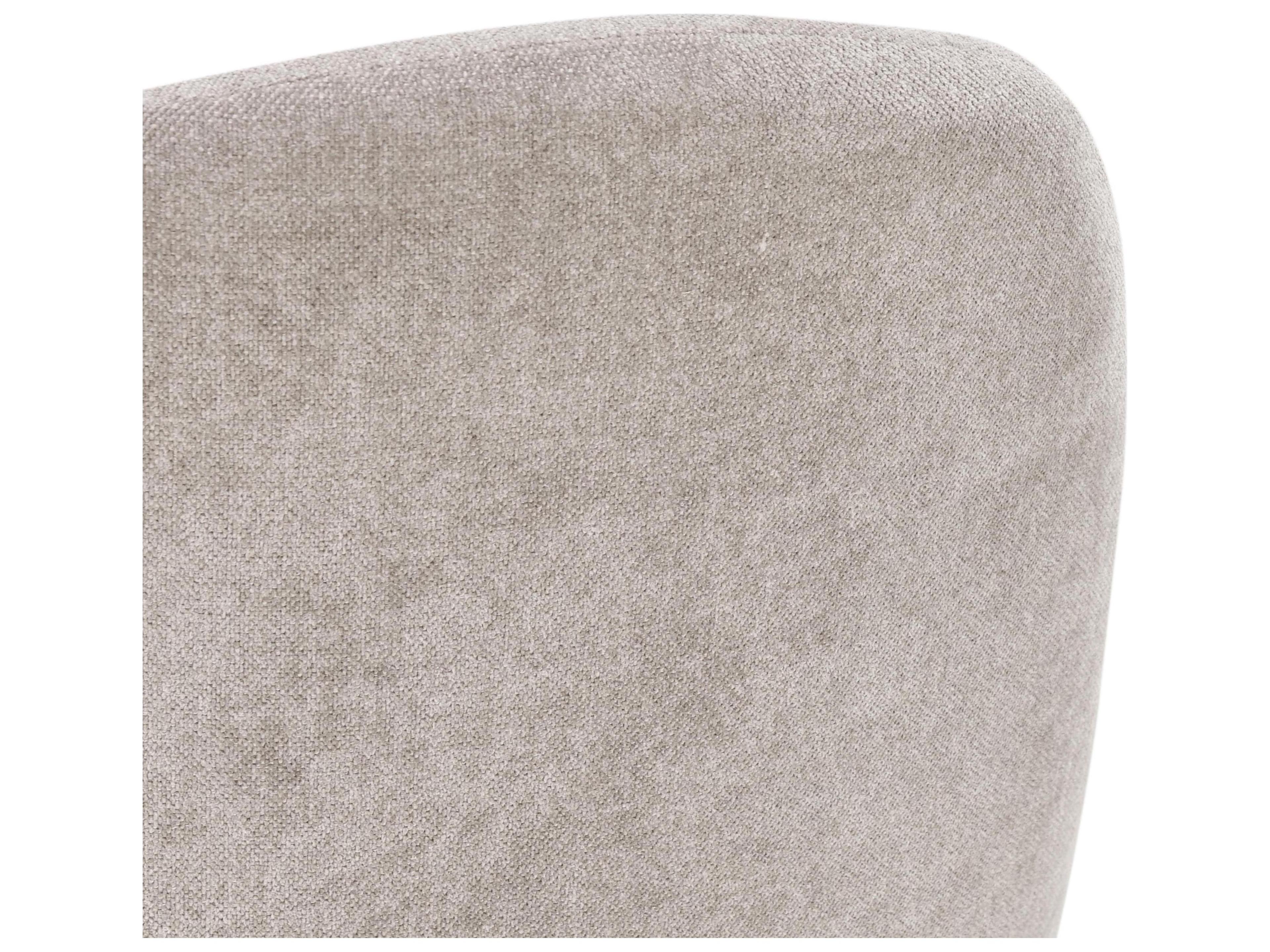 Classic Home Joanie Rubberwood Black Upholstered Armless Dining Chair