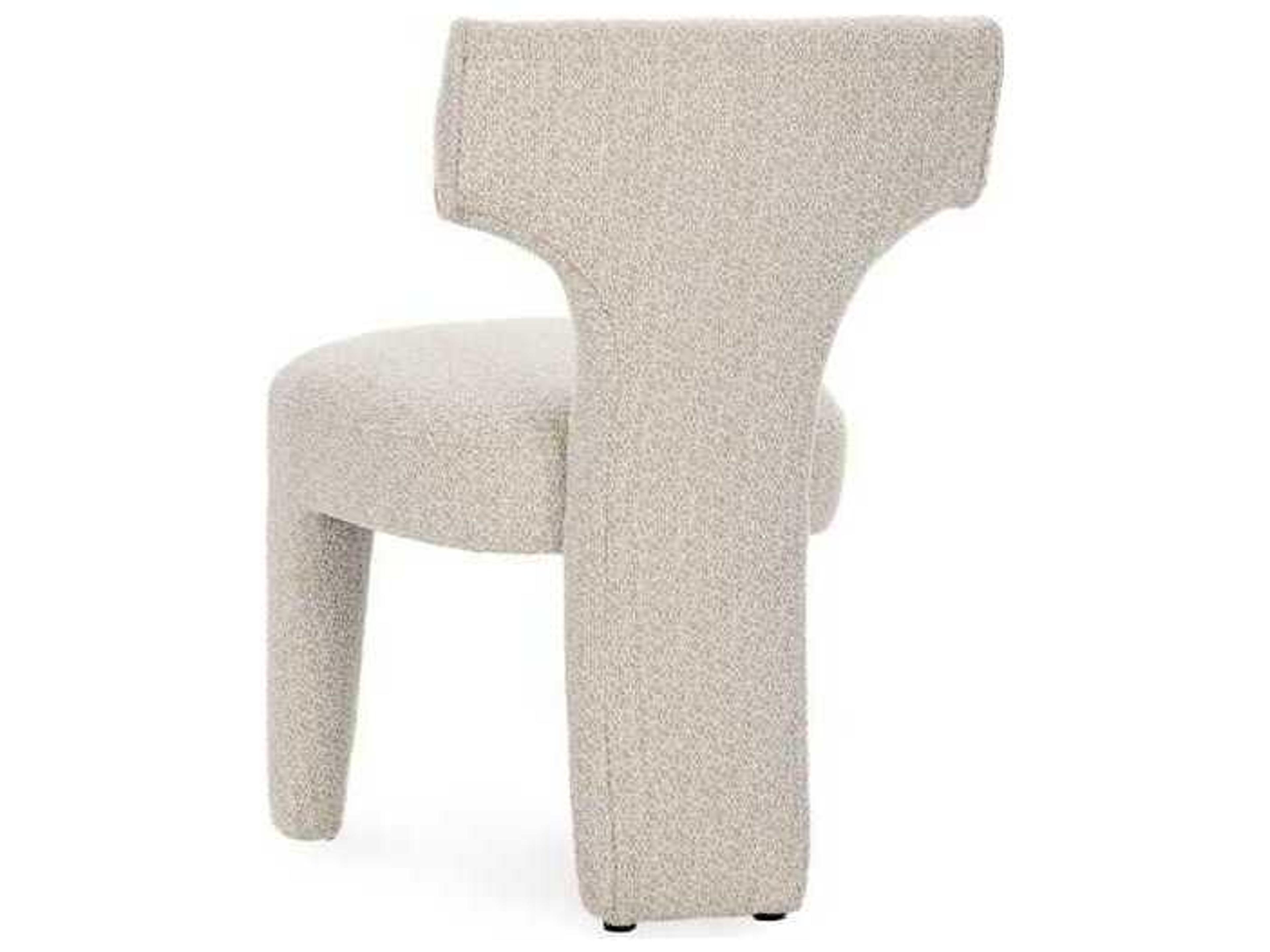 Classic Home Khai Beige Upholstered Armless Dining Chair