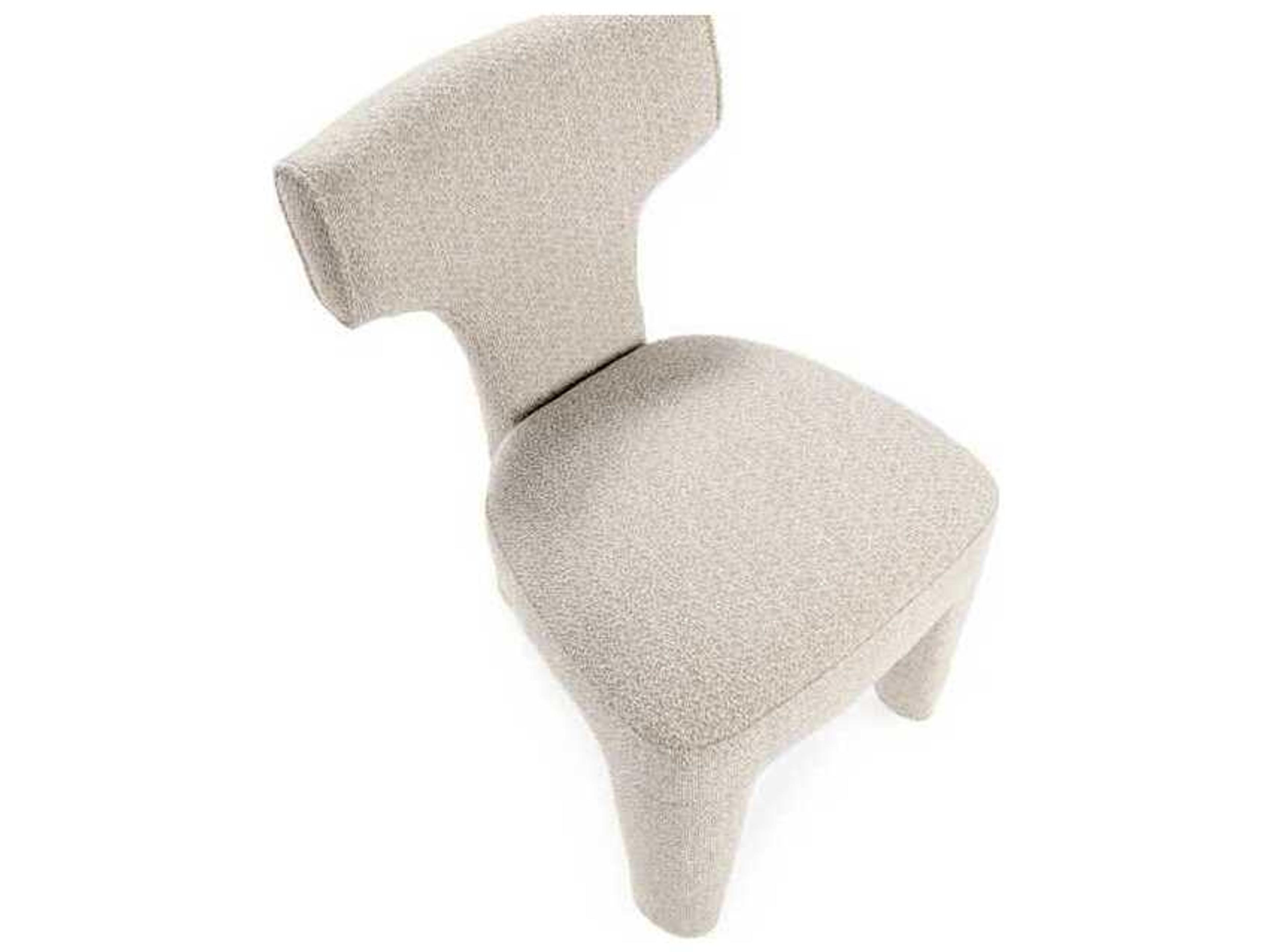 Classic Home Khai Beige Upholstered Armless Dining Chair