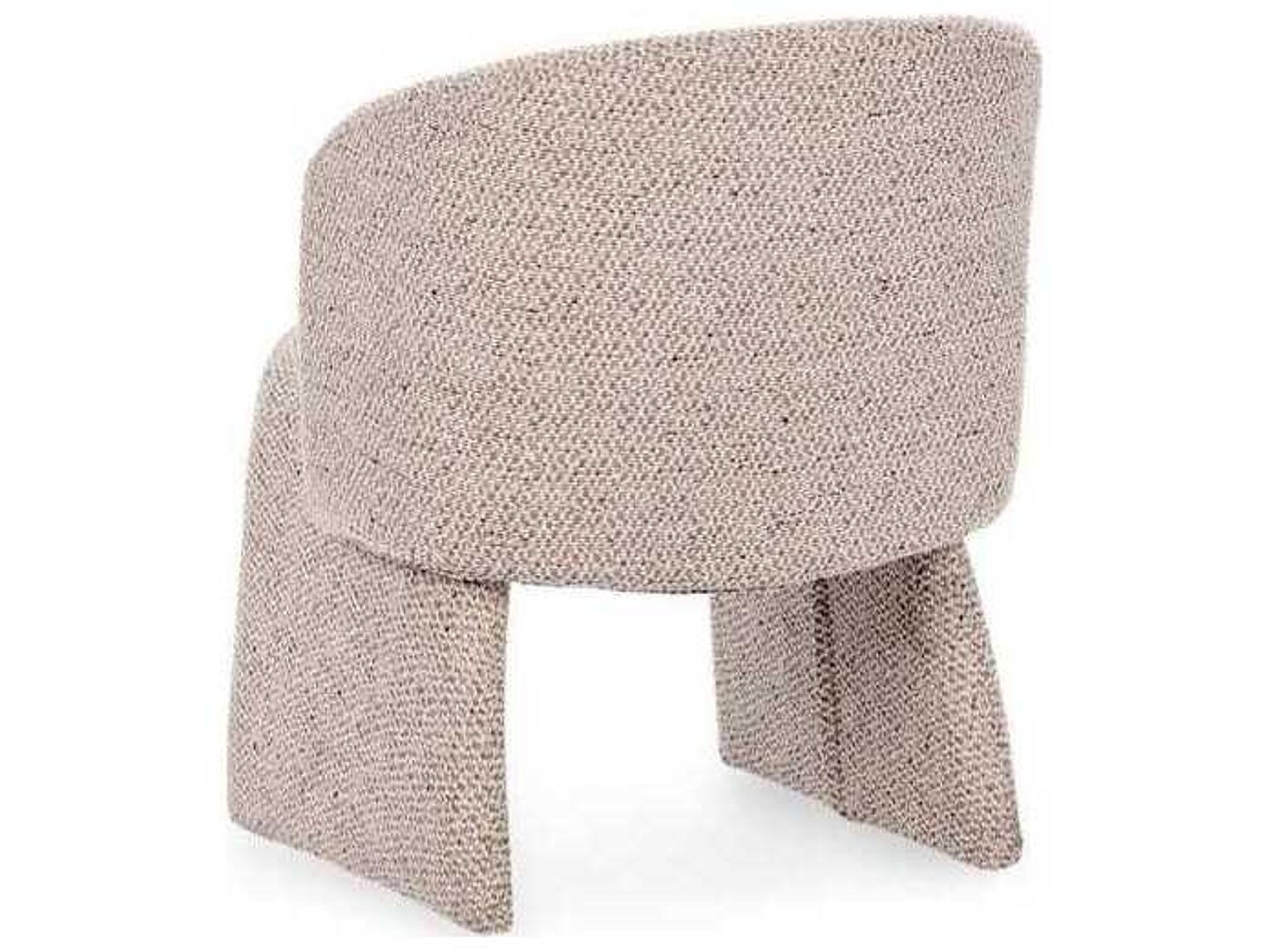 Classic Home Halstead Beige Upholstered Arm Dining Chair