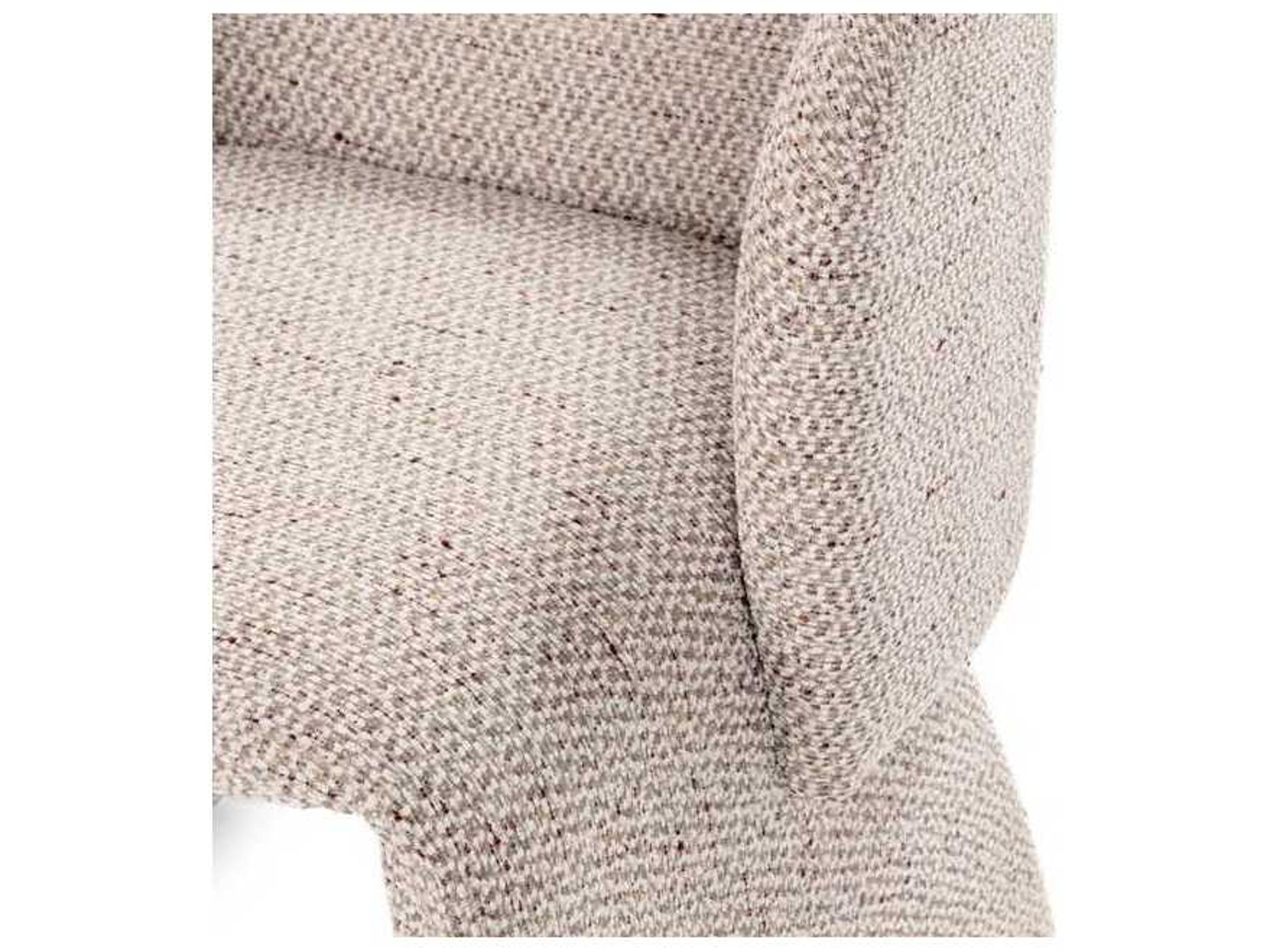 Classic Home Halstead Beige Upholstered Arm Dining Chair