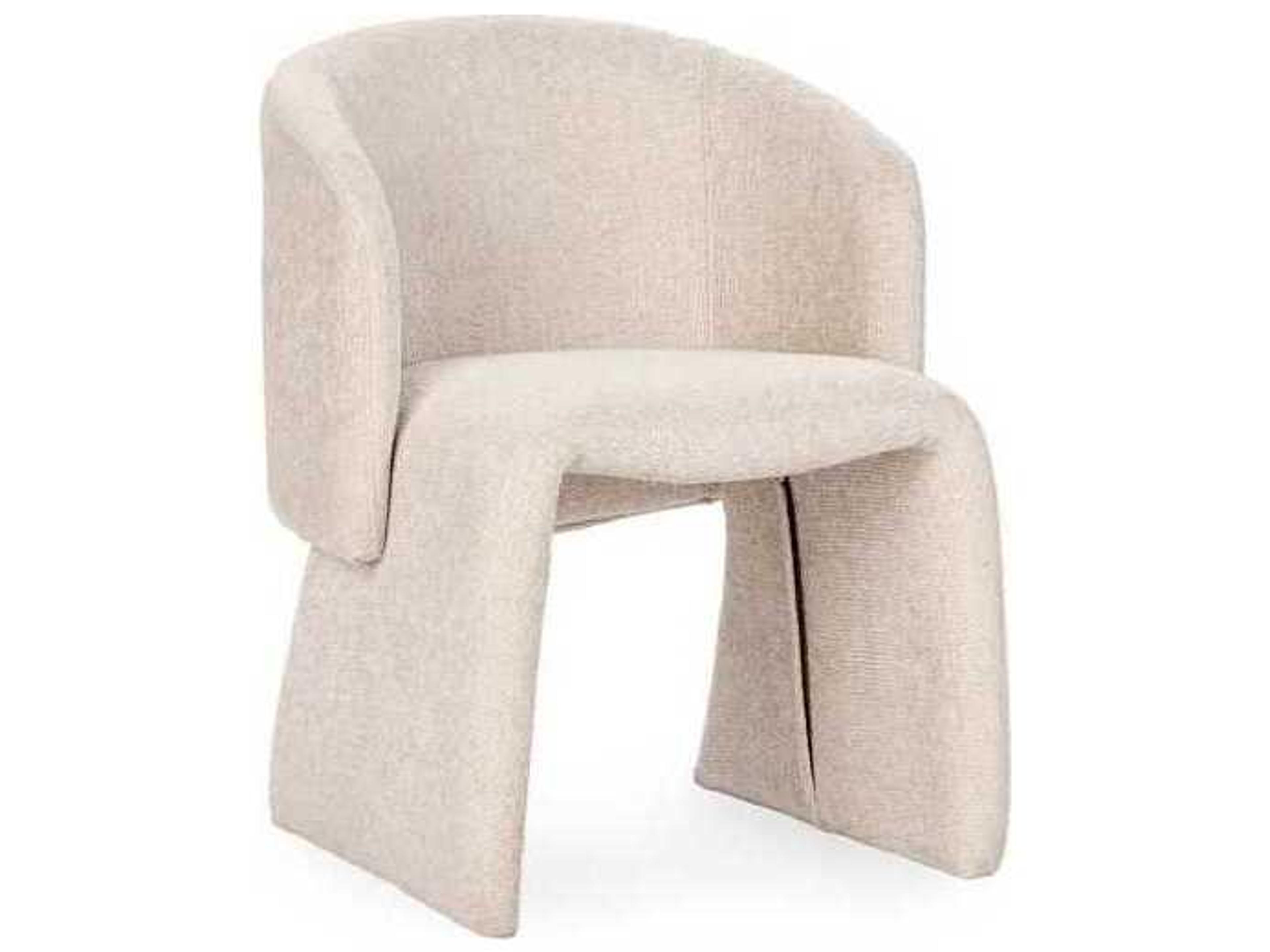 Halstead Natural Upholstered Arm Dining Chair