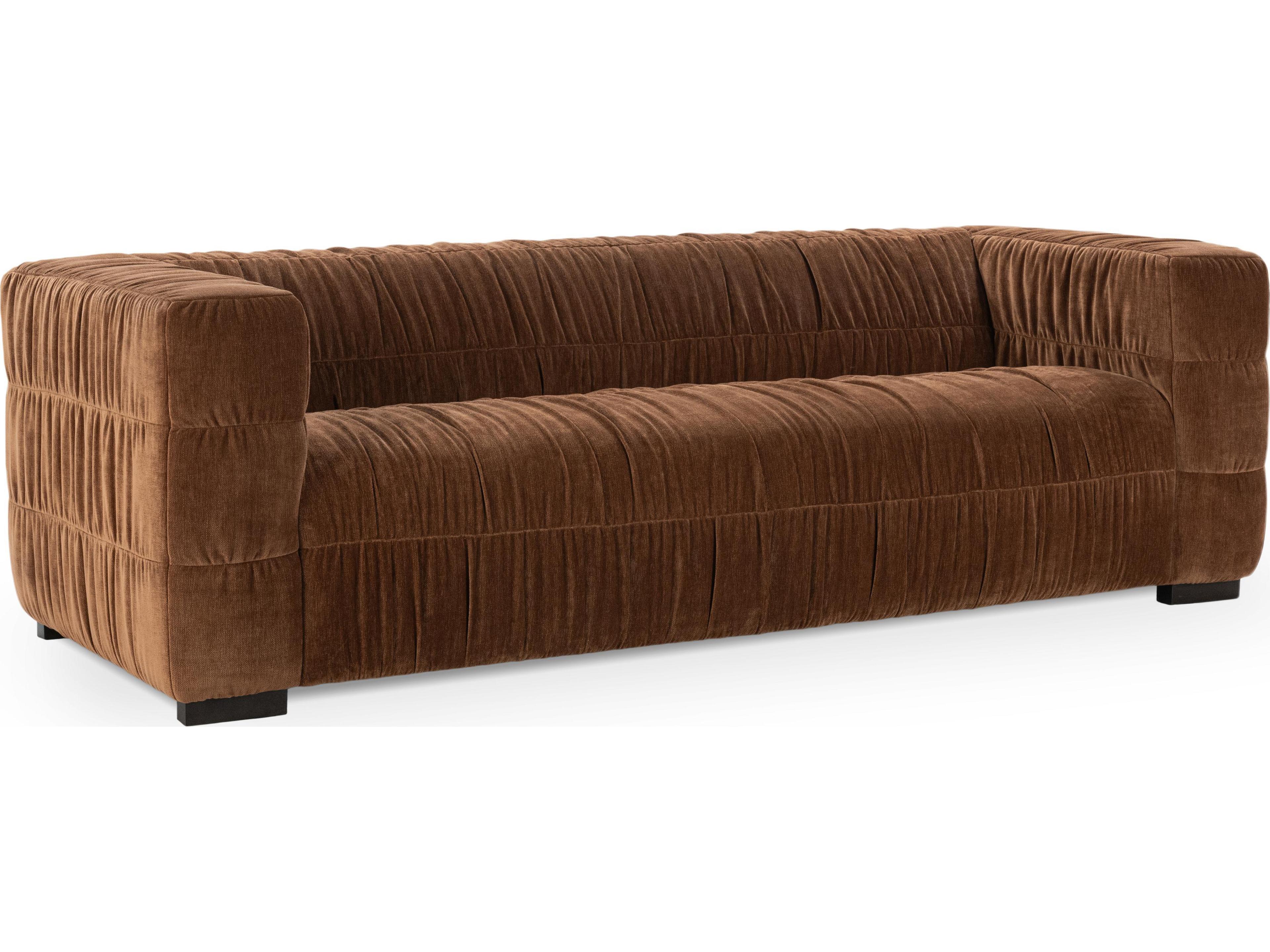 Afeela Bronze Upholstered Sofa