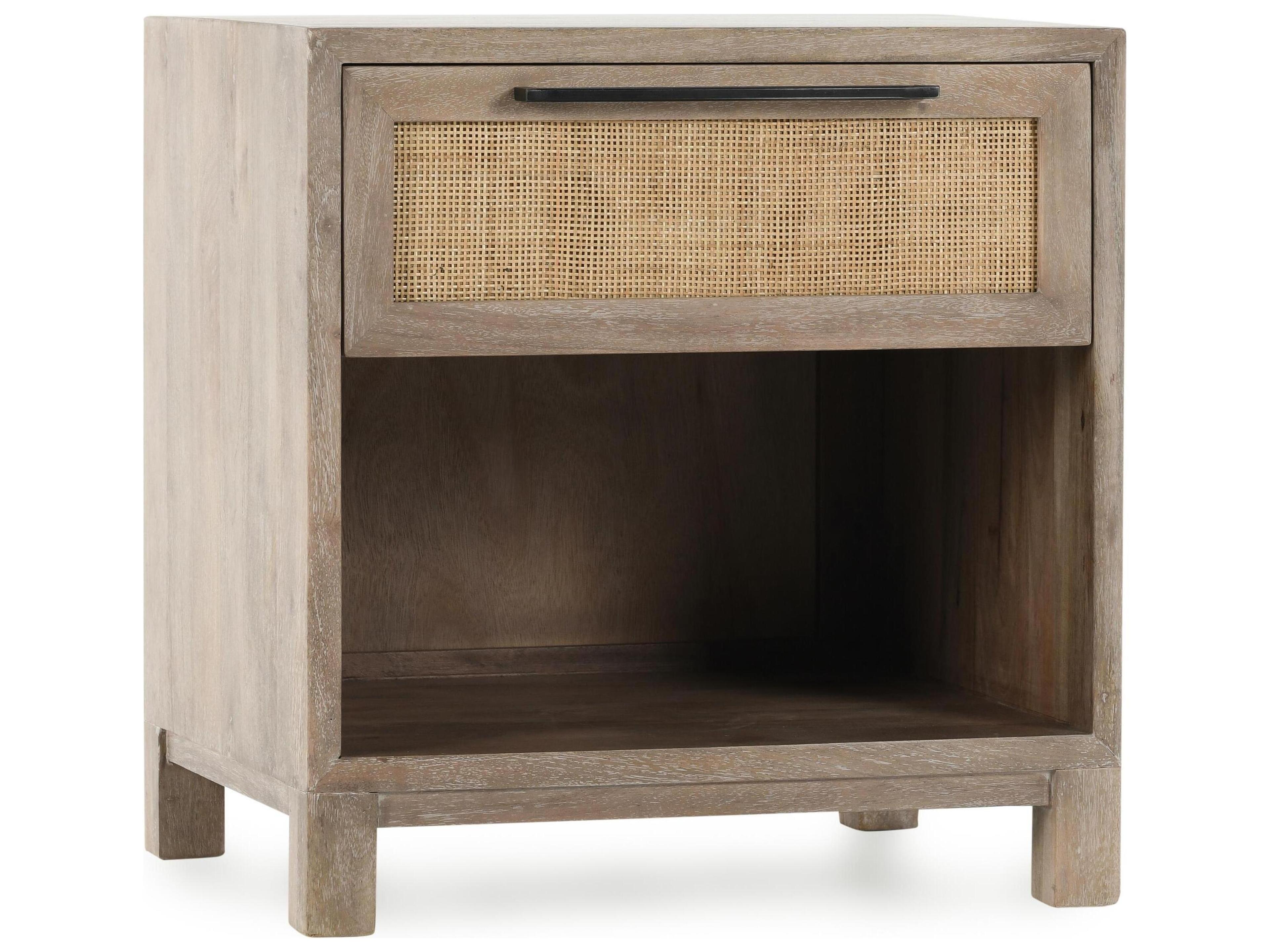 Jensen 1-Drawer Mango Wood Nightstand