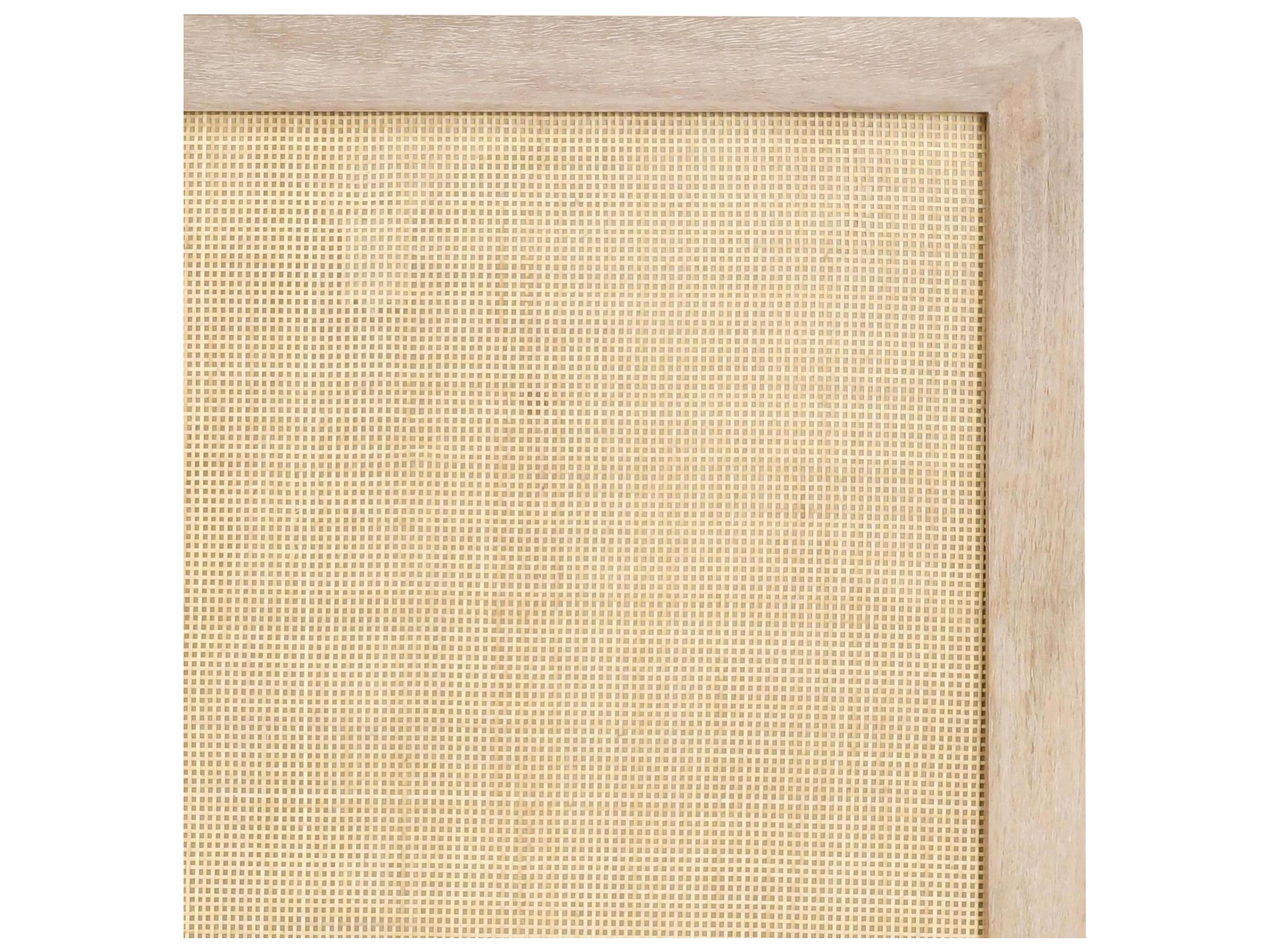 Classic Home Jensen Taupe Brown Mango Wood Queen Panel Bed