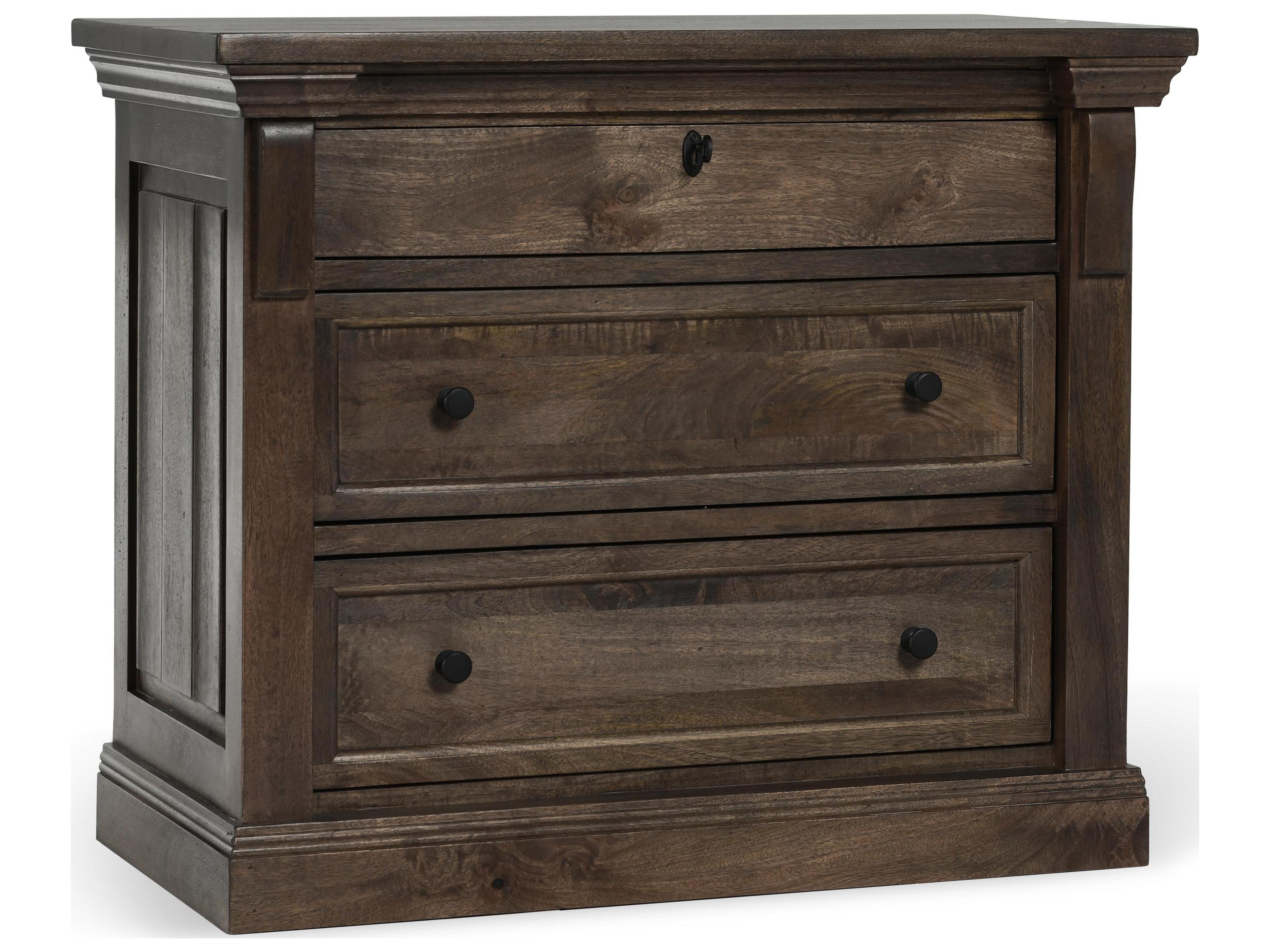 Adelaide 3-Drawers Hardwood Nightstand