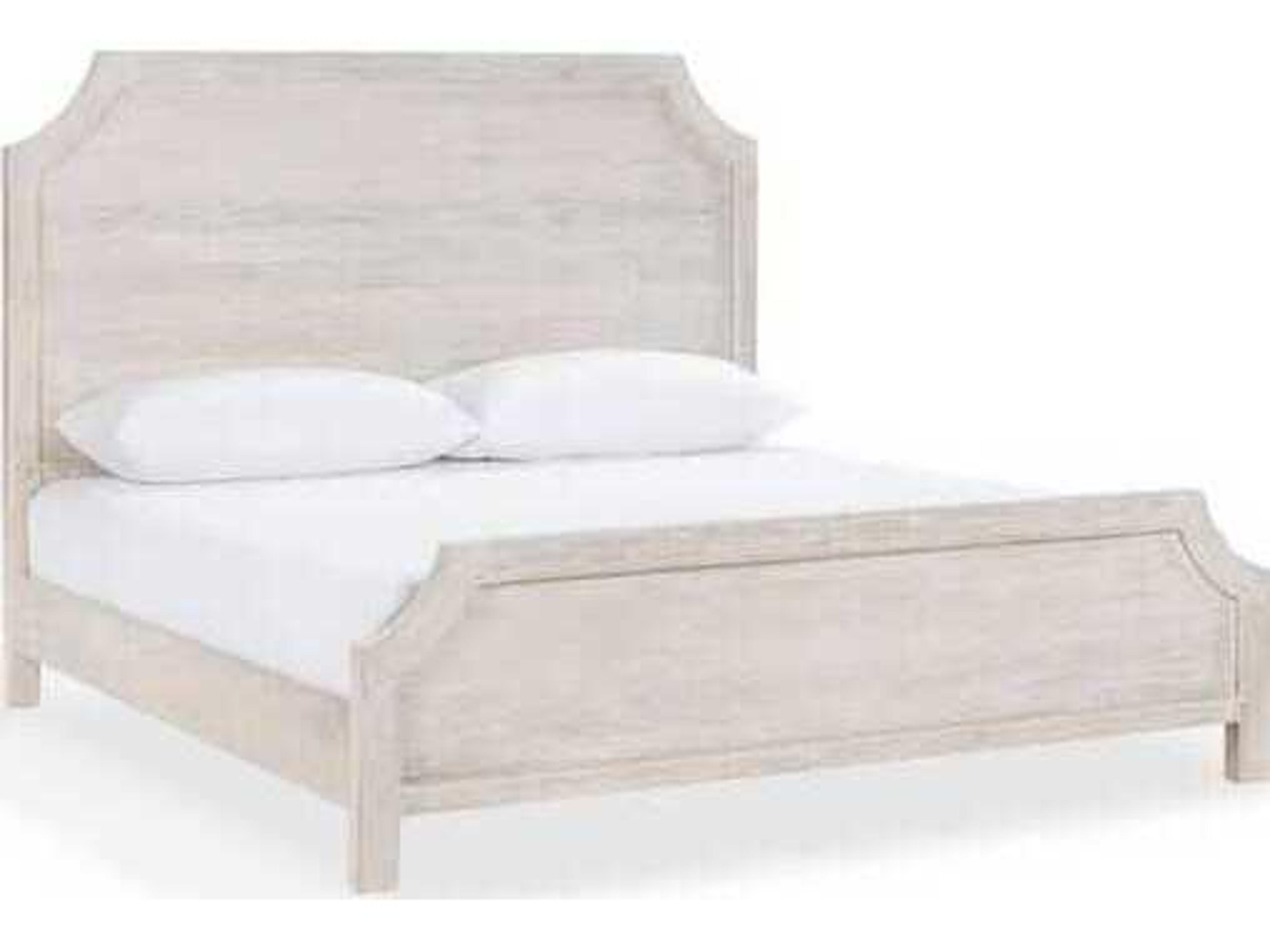 Westmont White Mango Wood Queen Panel Bed