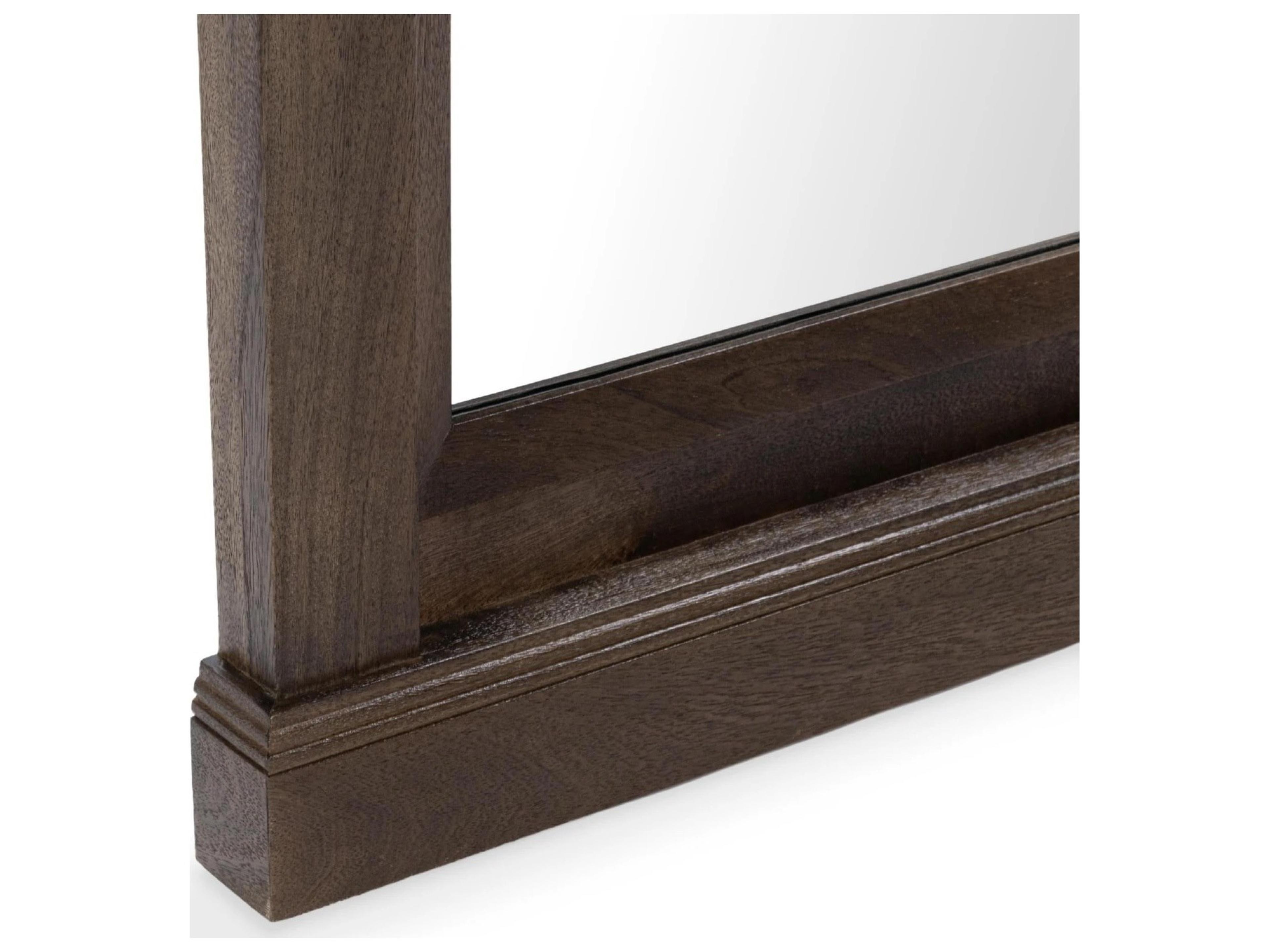 Classic Home Adelaide Cocoa Brown Floor Mirror Vertical