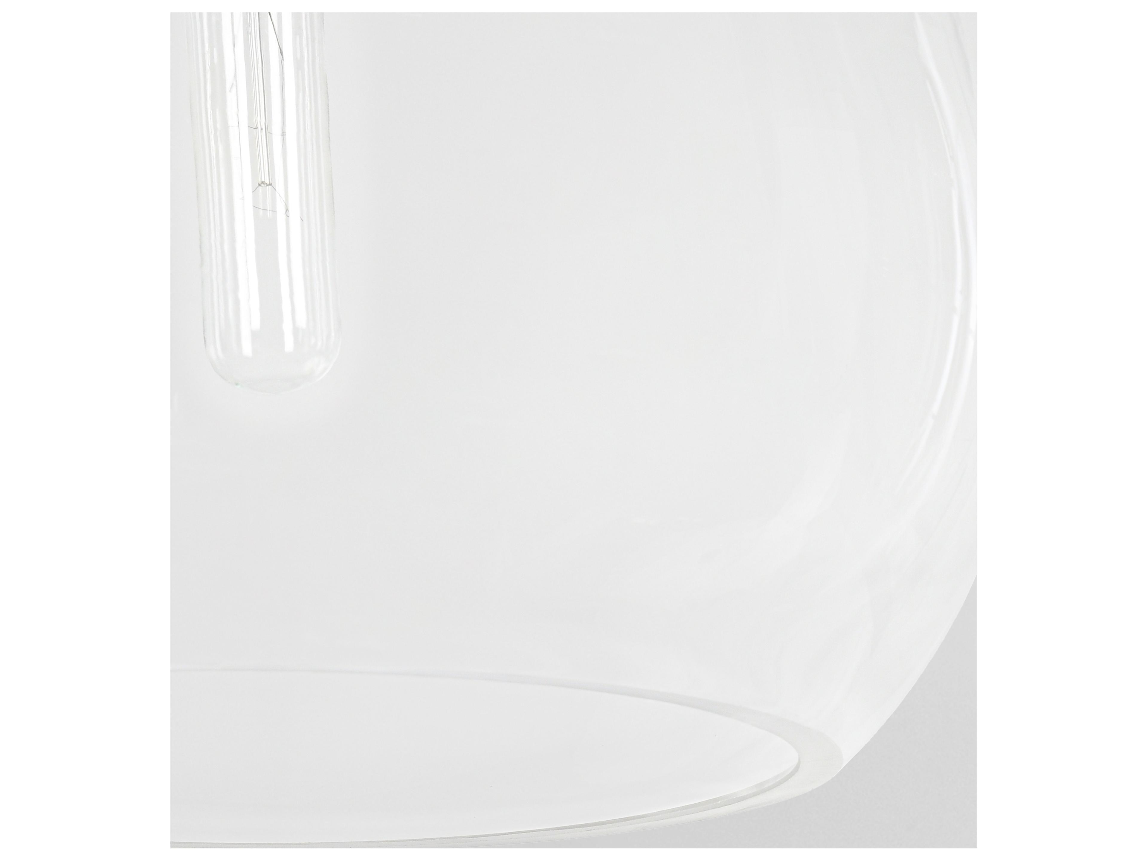 Classic Home Odense 1-Light Black Clear Bowl Mini Pendant