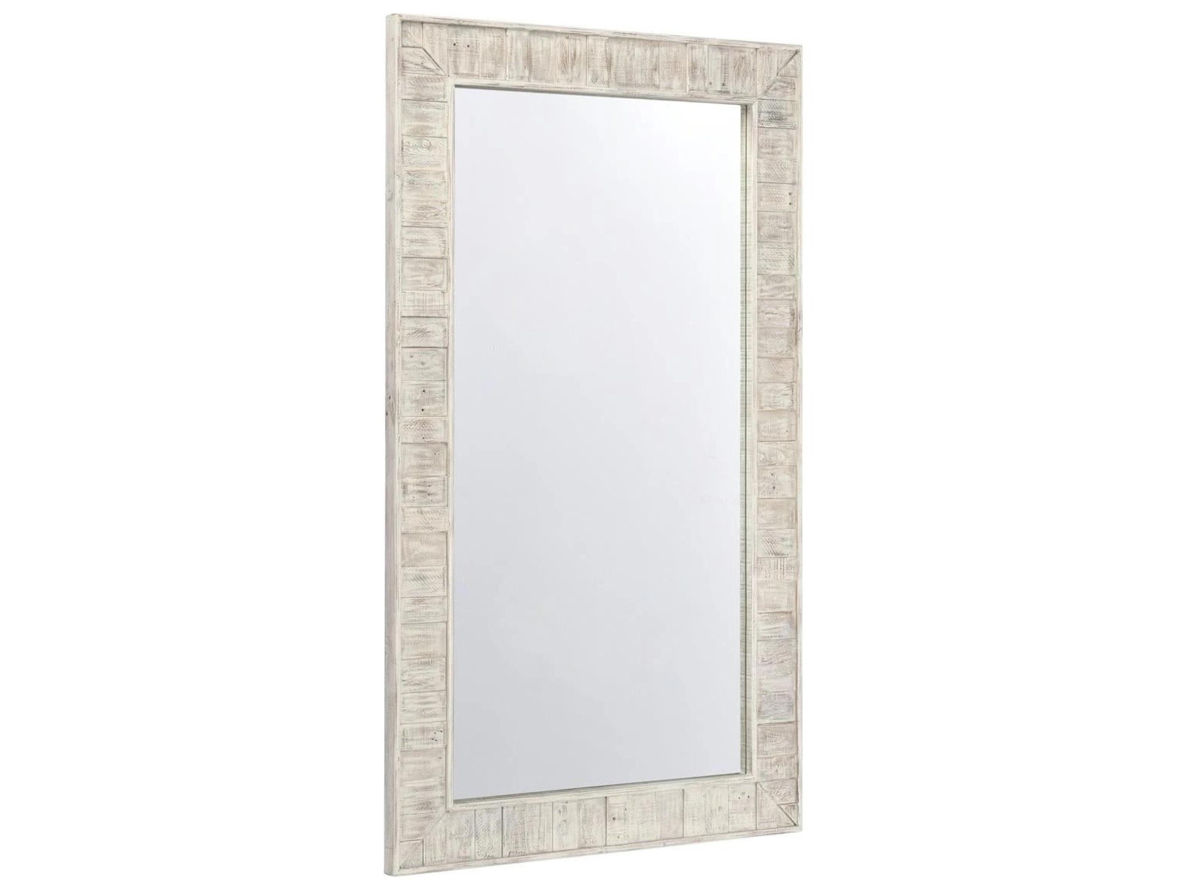 Astrid White Floor Mirror Rectangular