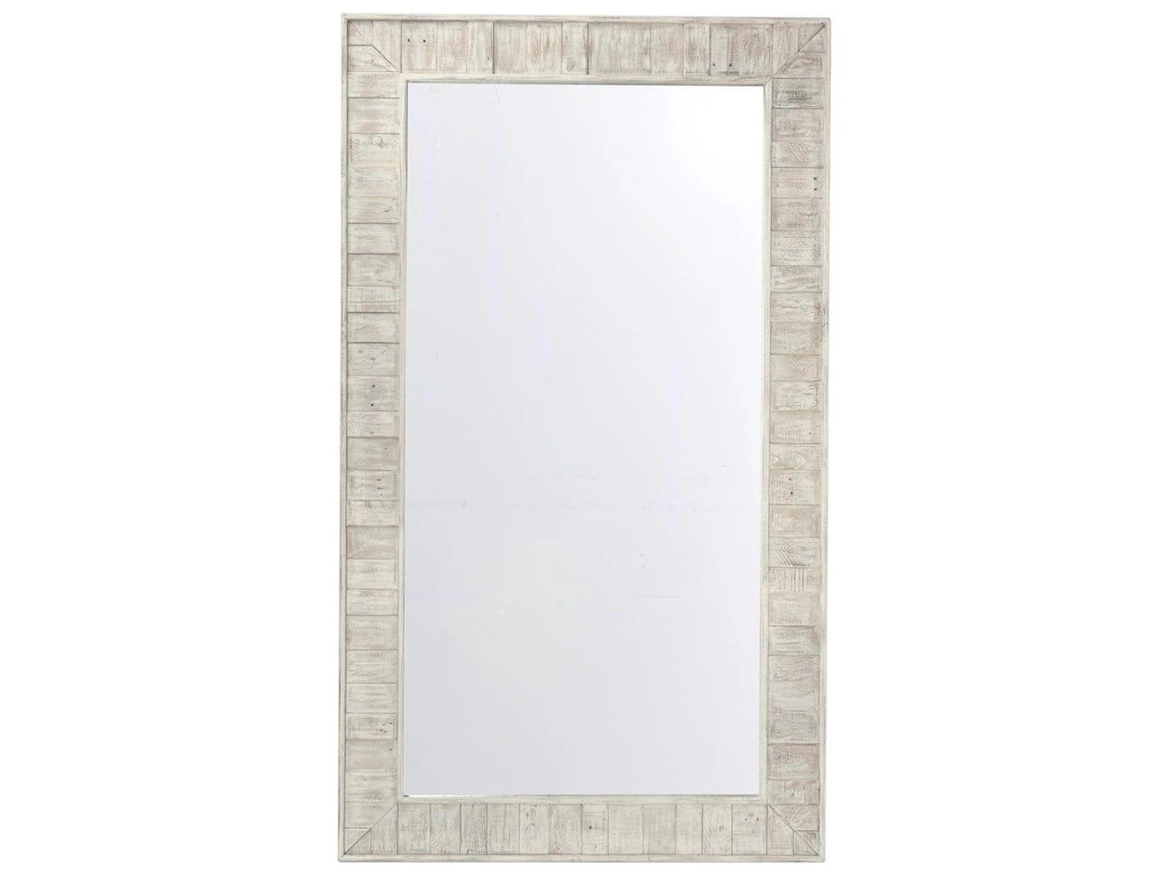 Classic Home Astrid White Floor Mirror Rectangular