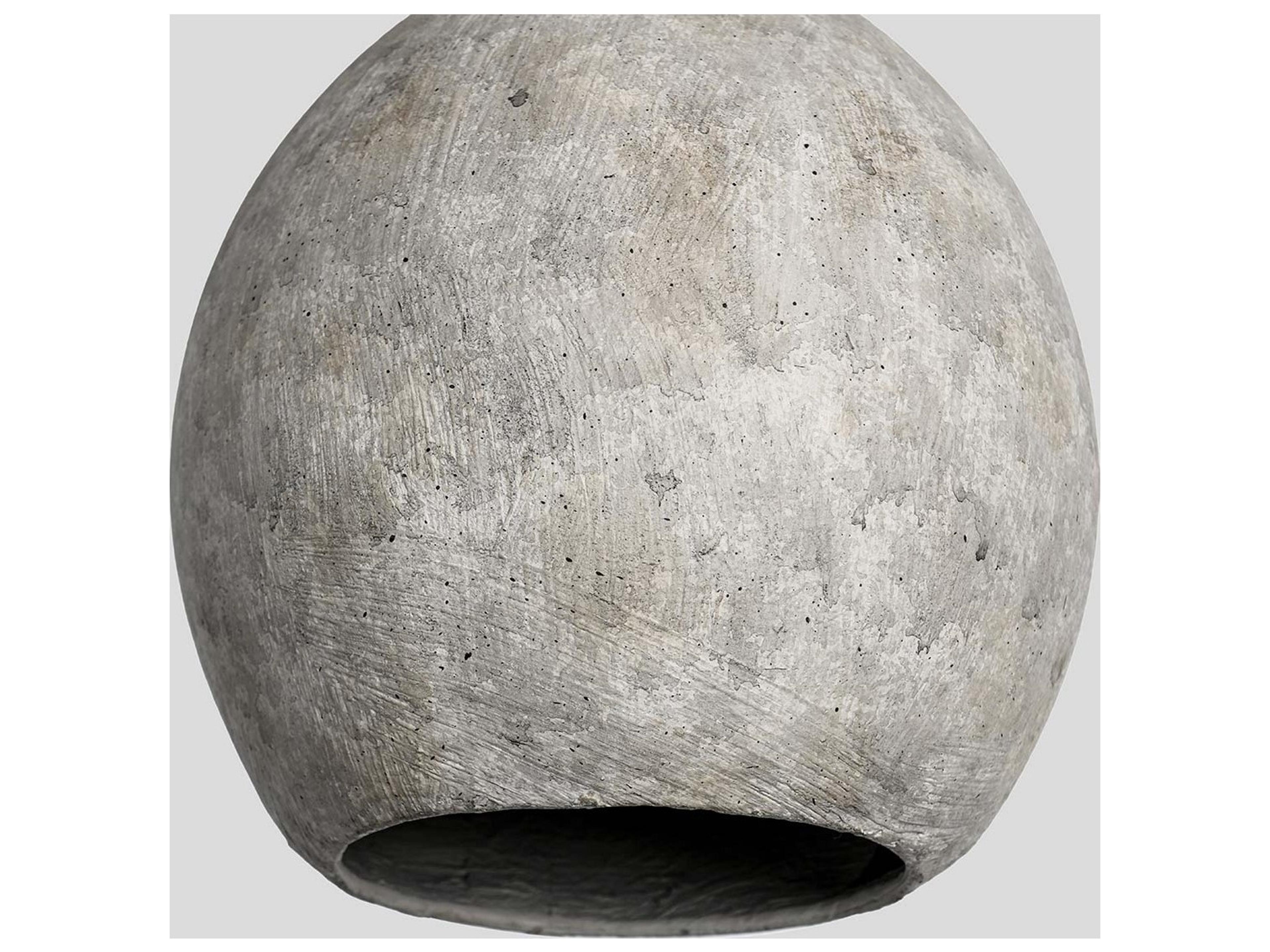 Classic Home Teresa 1-Light Deep Gray Dome Mini Pendant