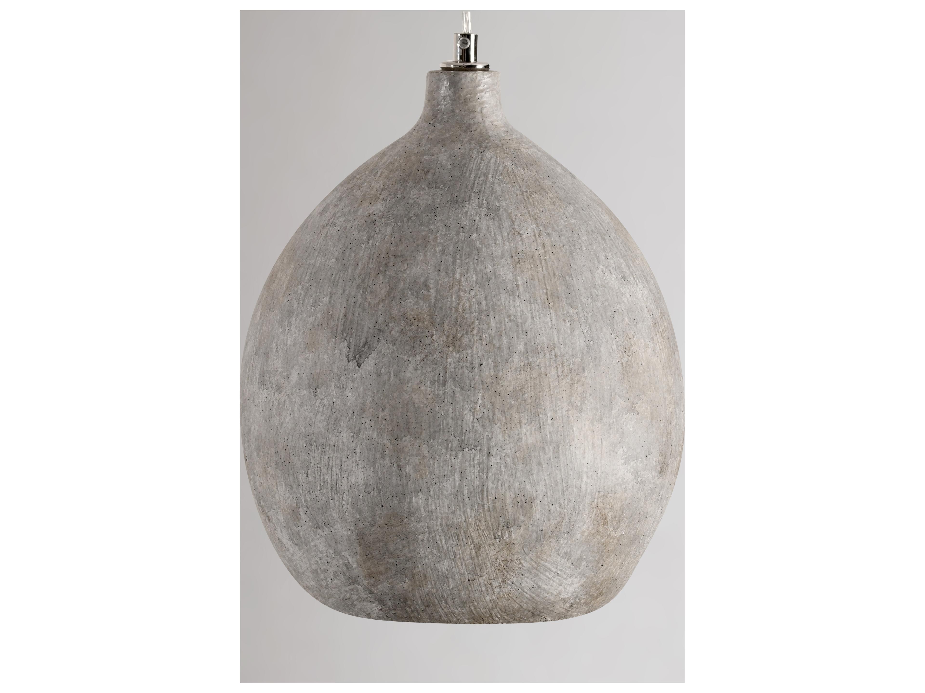 Classic Home Teresa 1-Light Deep Gray Dome Mini Pendant