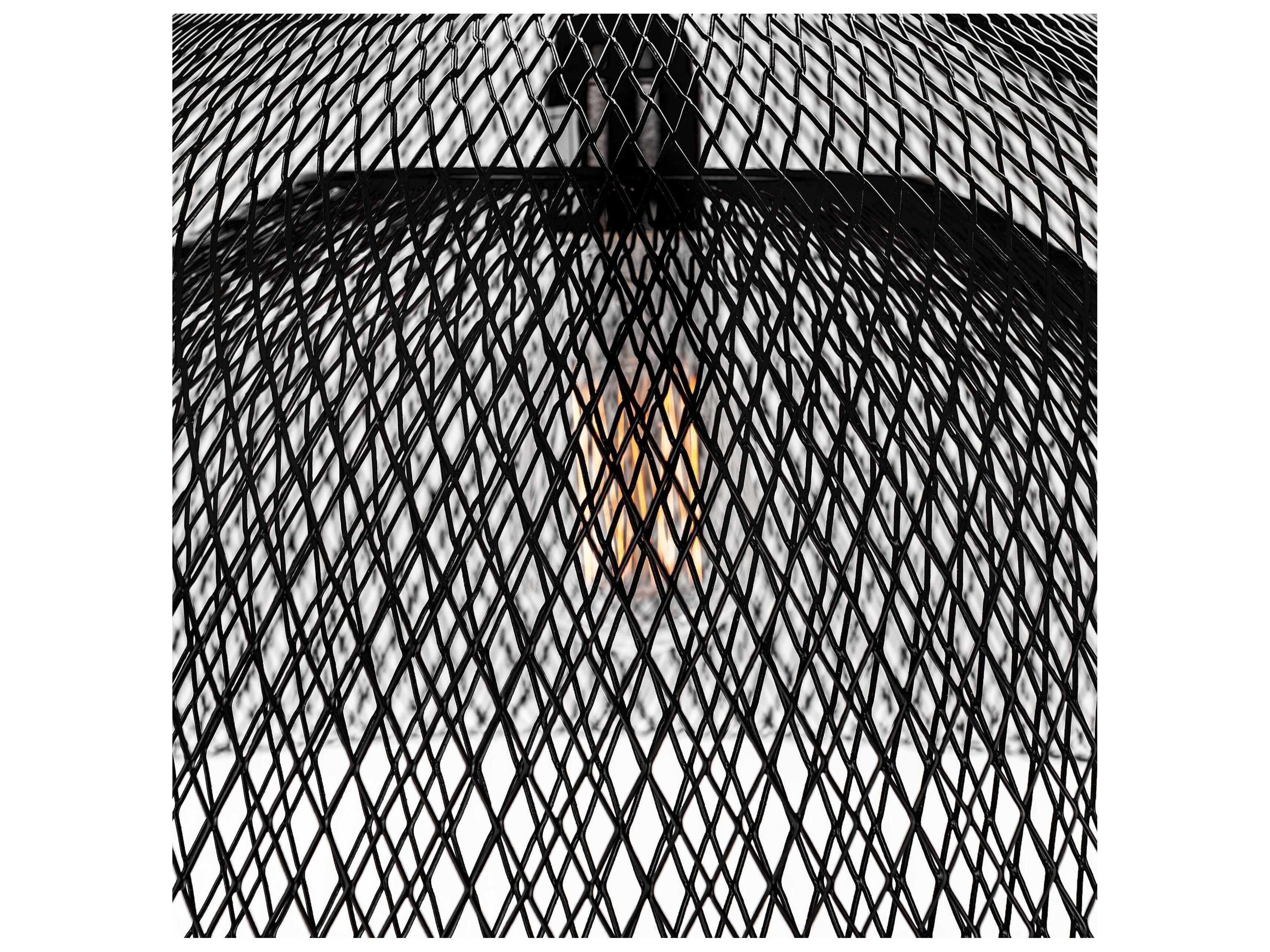 Classic Home Nova 1-Light Black Dome Pendant