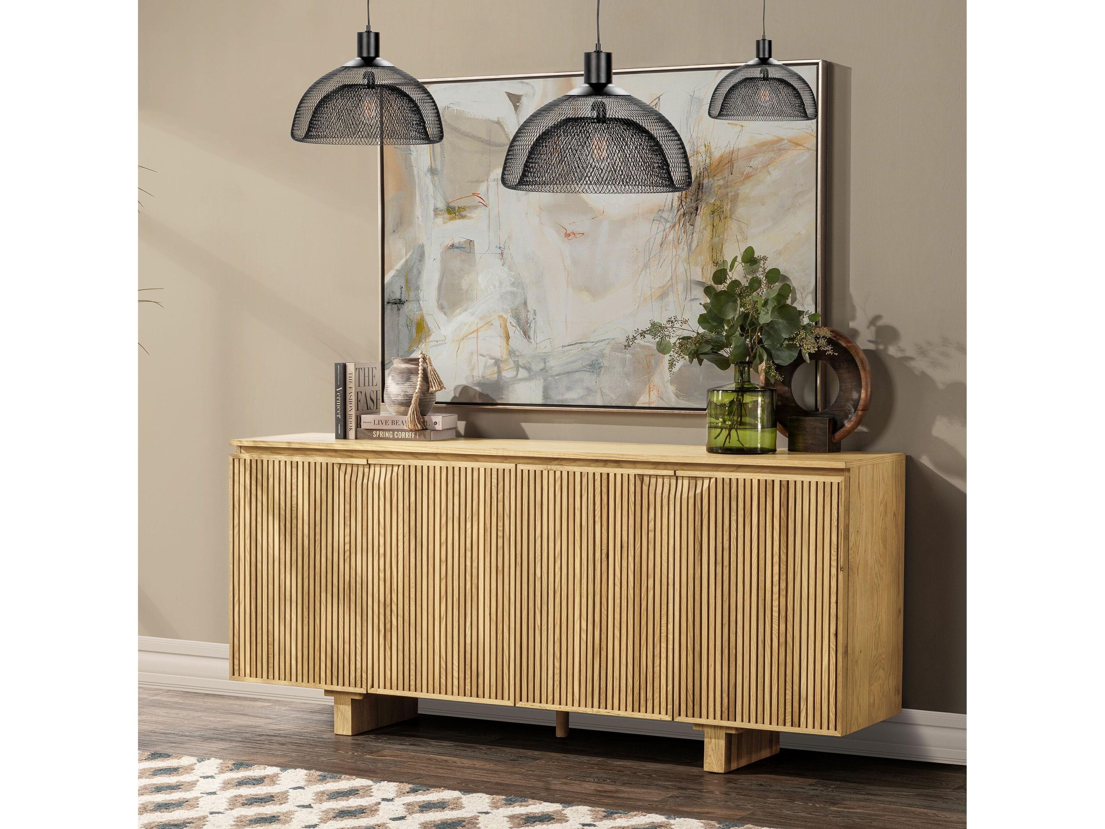 Classic Home Nova 1-Light Black Dome Pendant