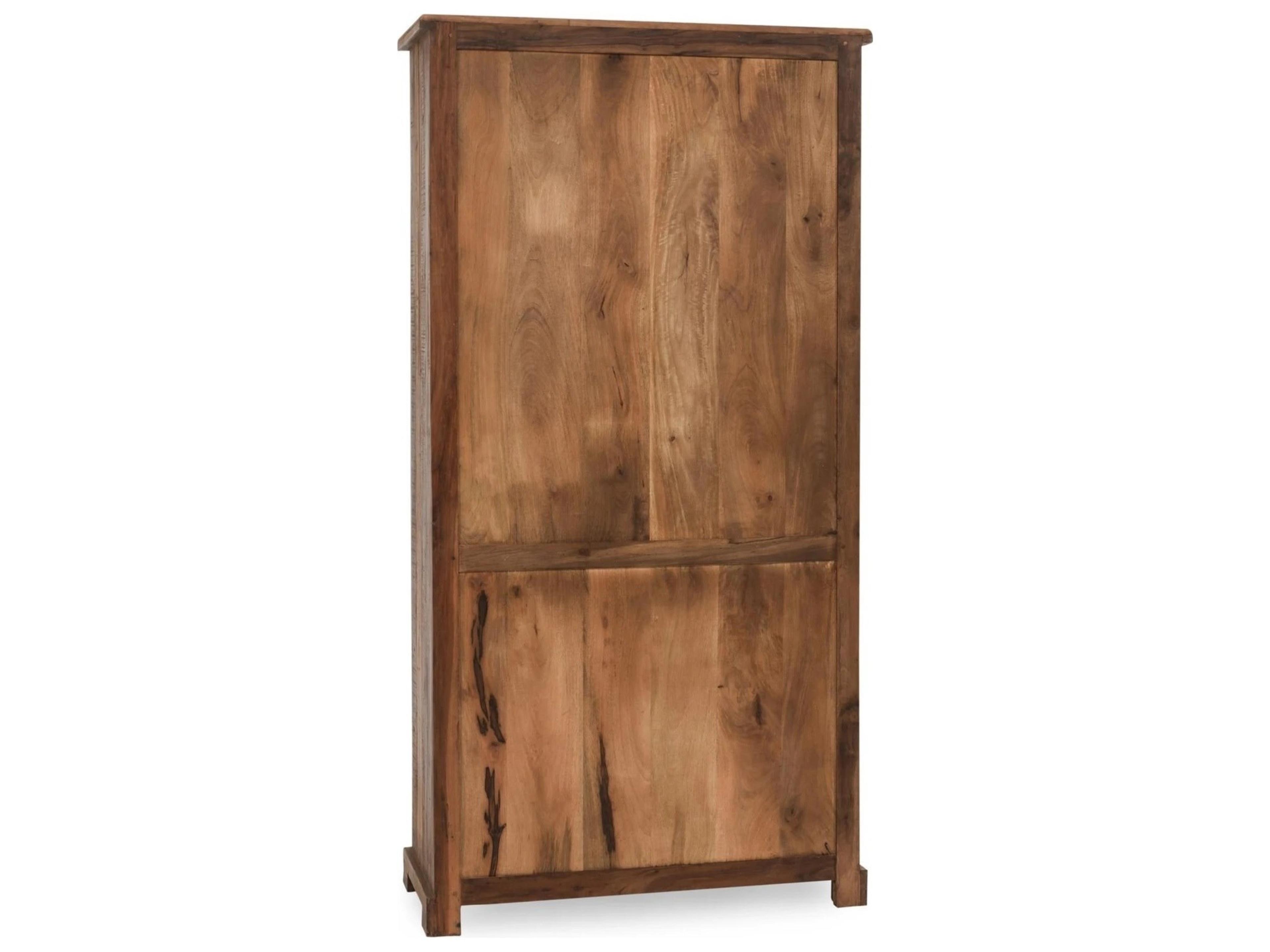 Classic Home Zion Natural Display Cabinet