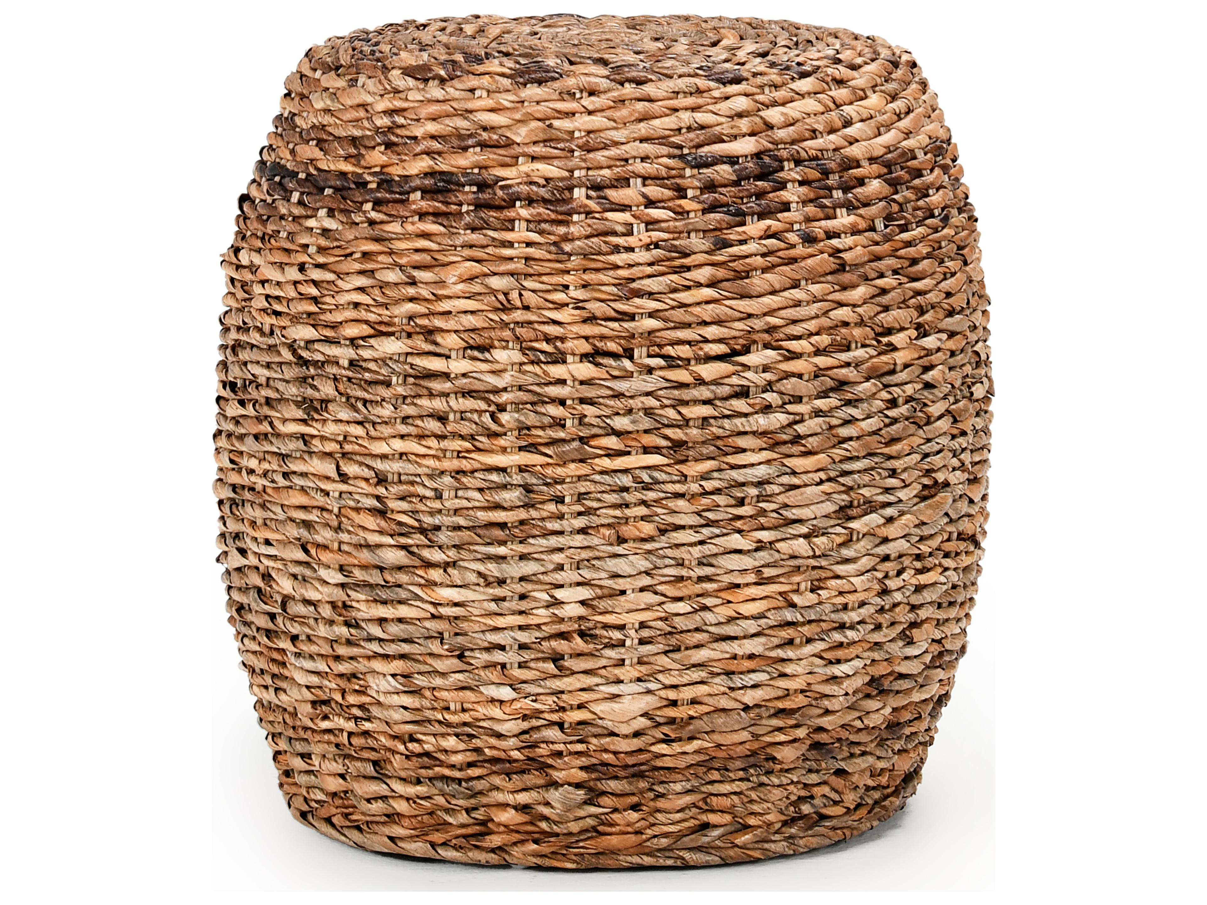 Nido Round Rattan Multi Brown End Table