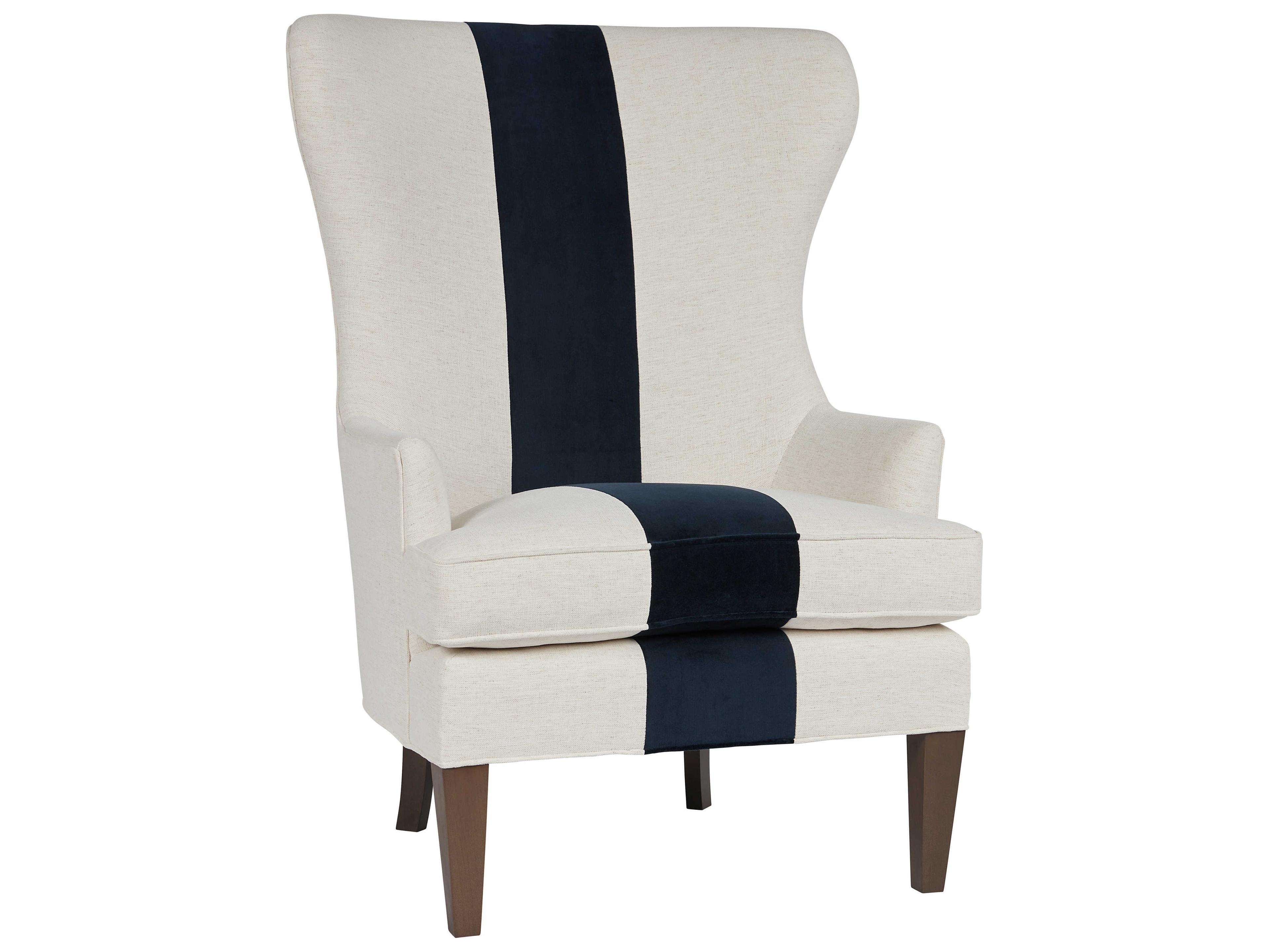 Getaway White Fabric Accent Chair