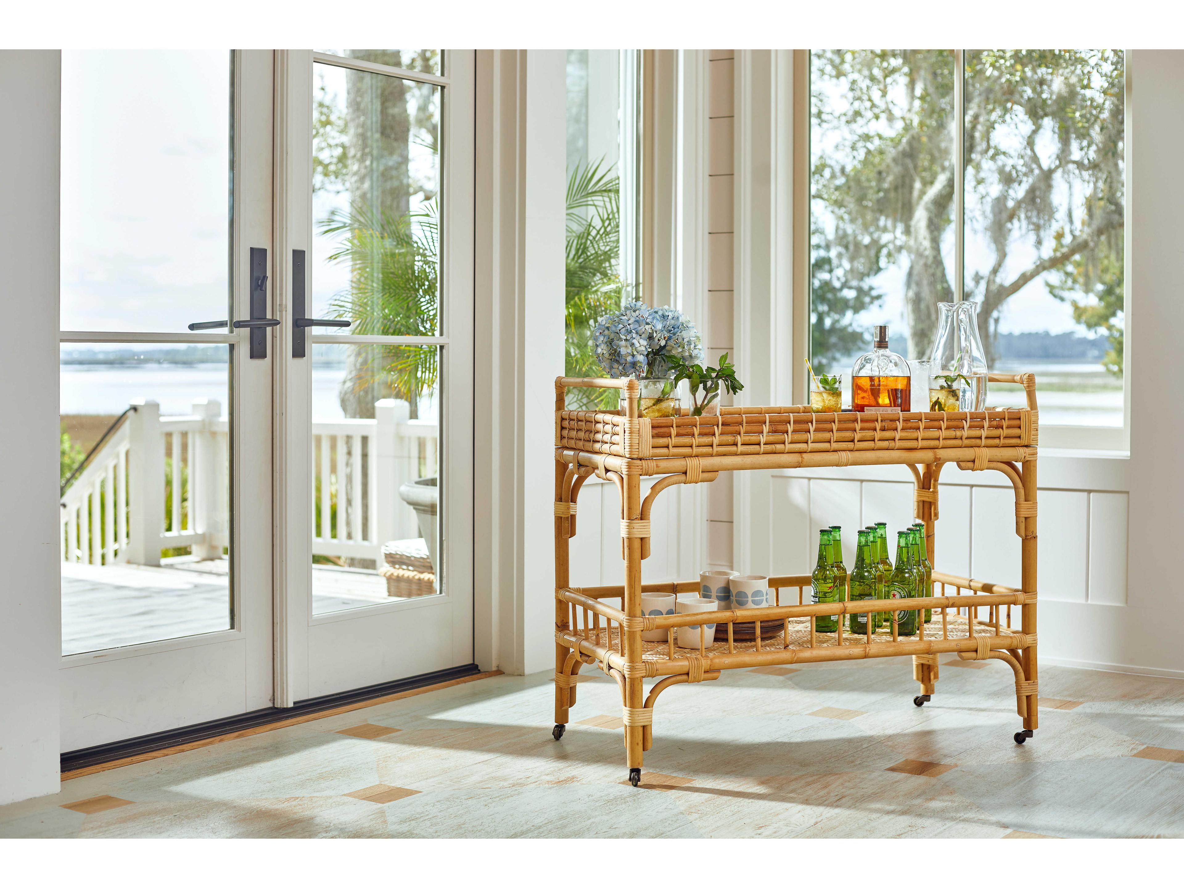 Coastal Living Home Getaway Bar Cart