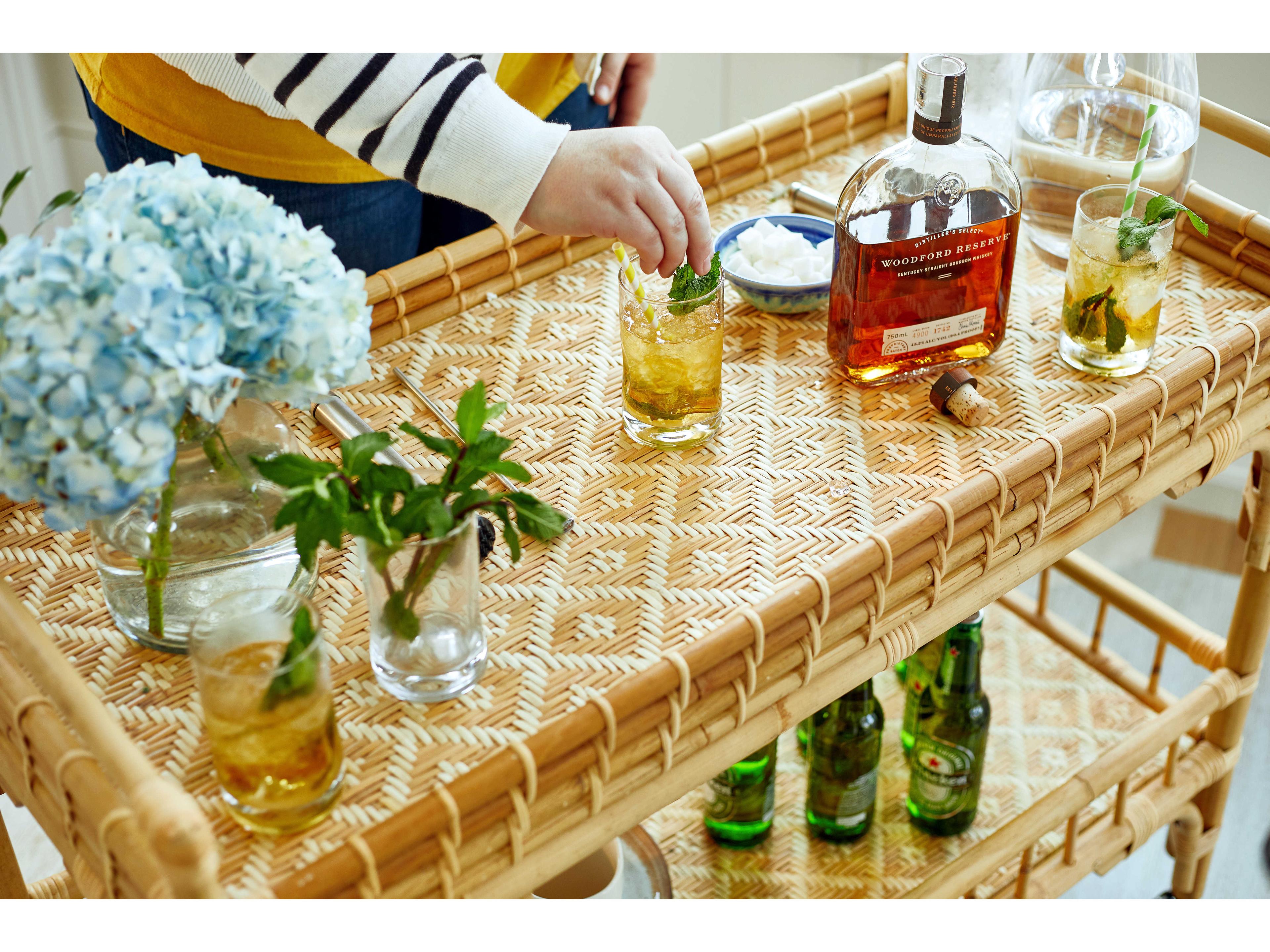 Coastal Living Home Getaway Bar Cart - Thumbnail 4