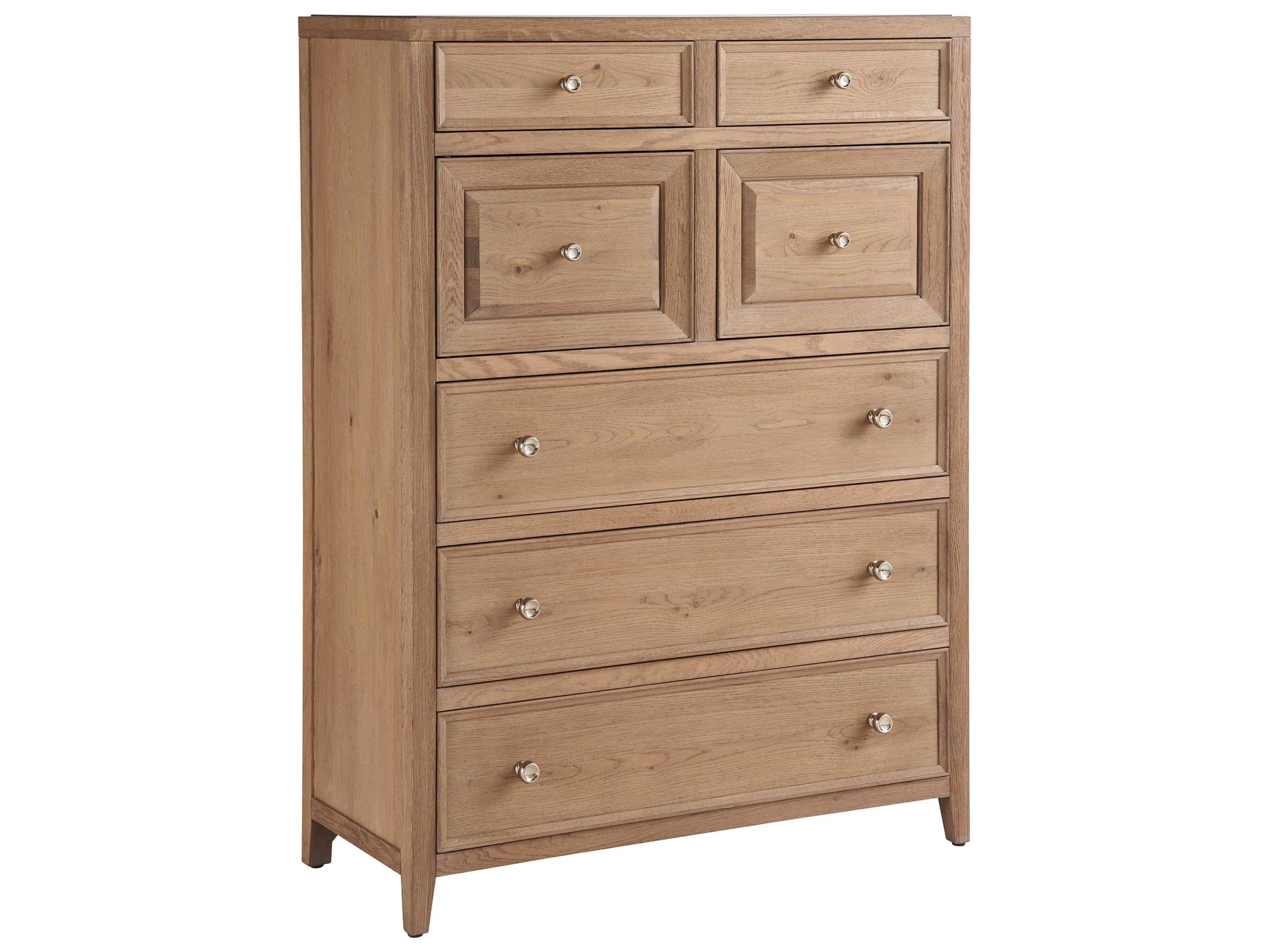 Weekender 5-Drawer Dressing Chest in Sand Dune Oak