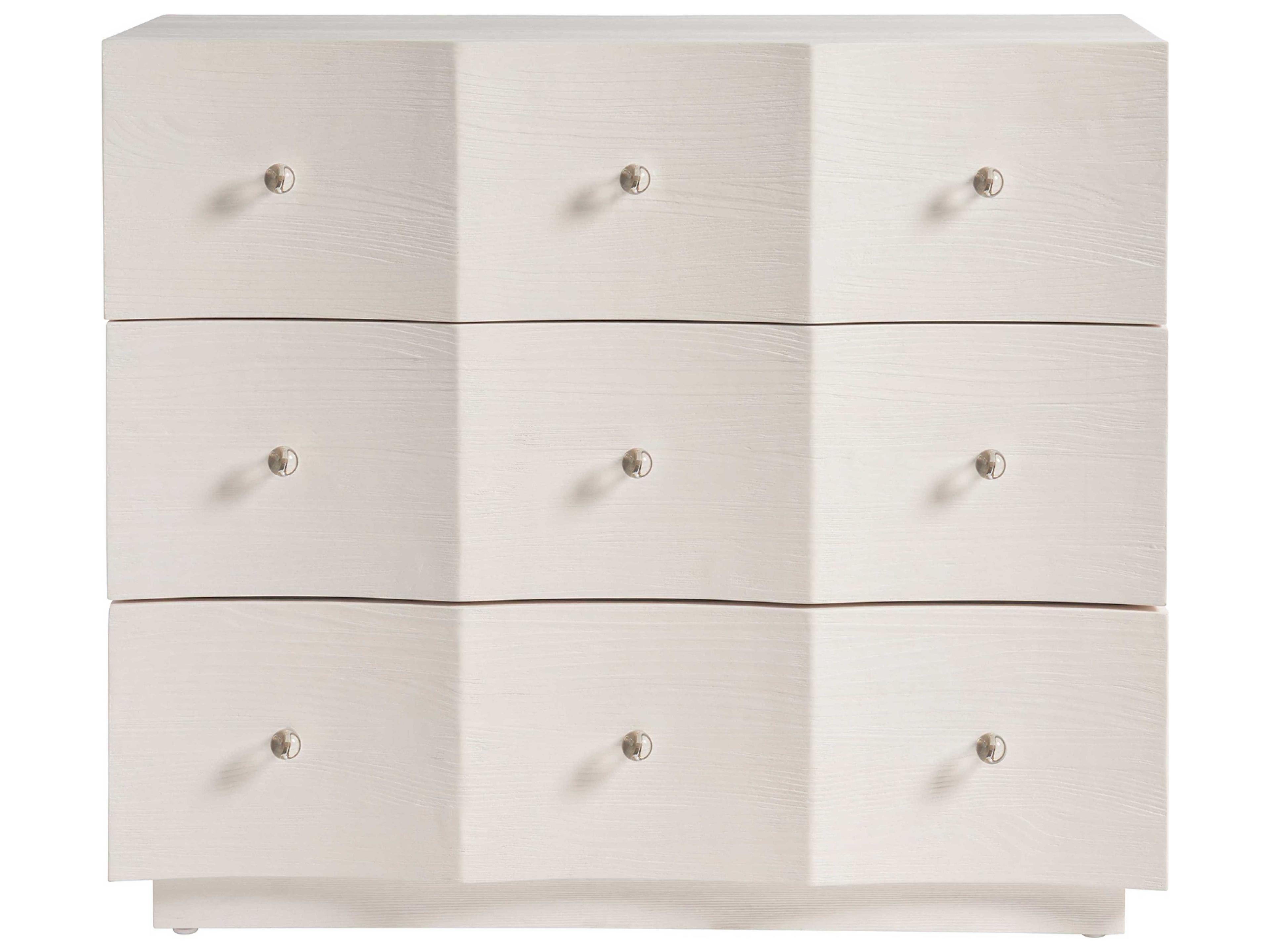 Coastal Living Home Weekender 3-Drawers White Sand Solid Wood Accent Chest