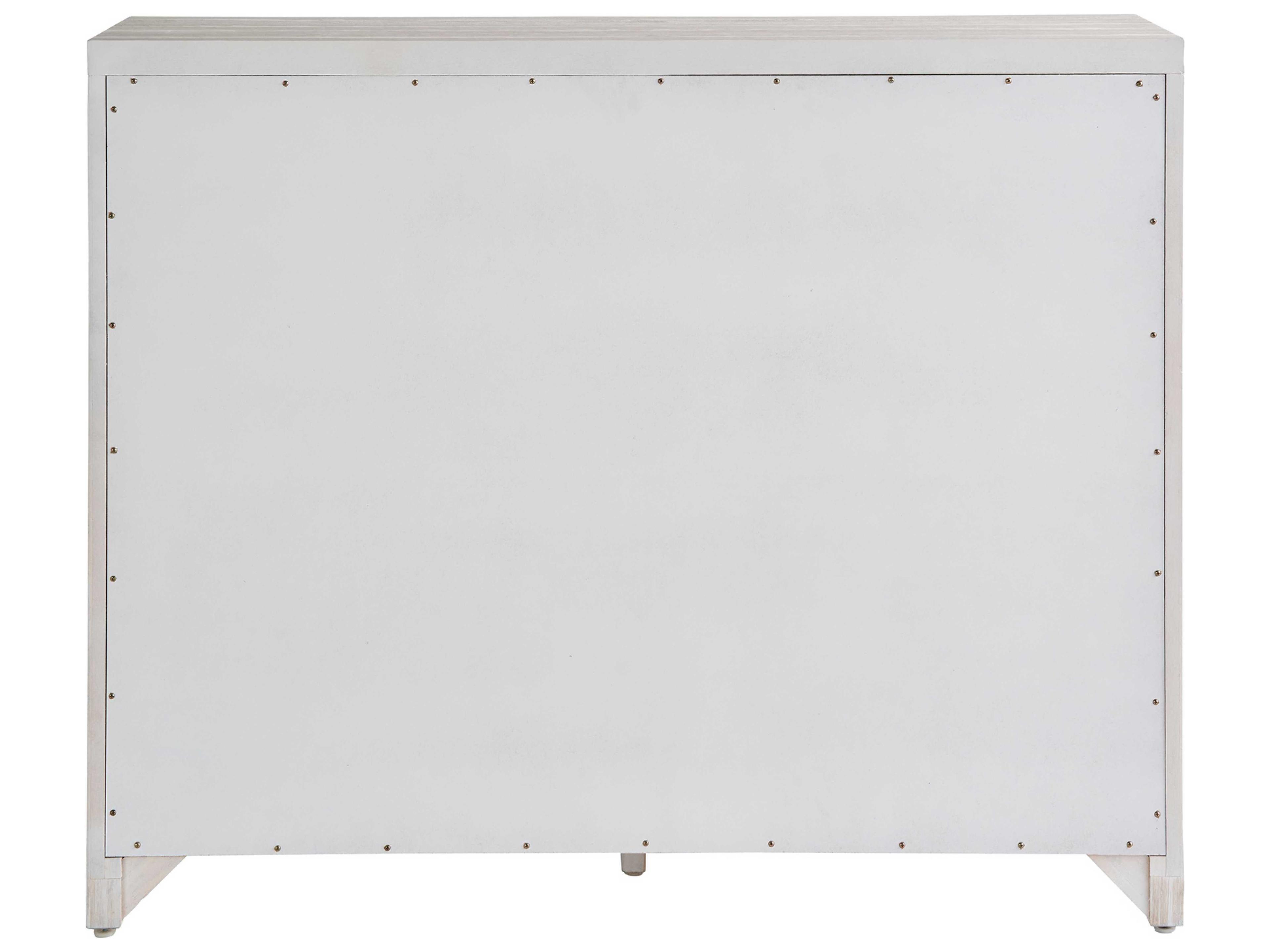 Coastal Living Home Weekender 3-Drawers White Sand Solid Wood Accent Chest