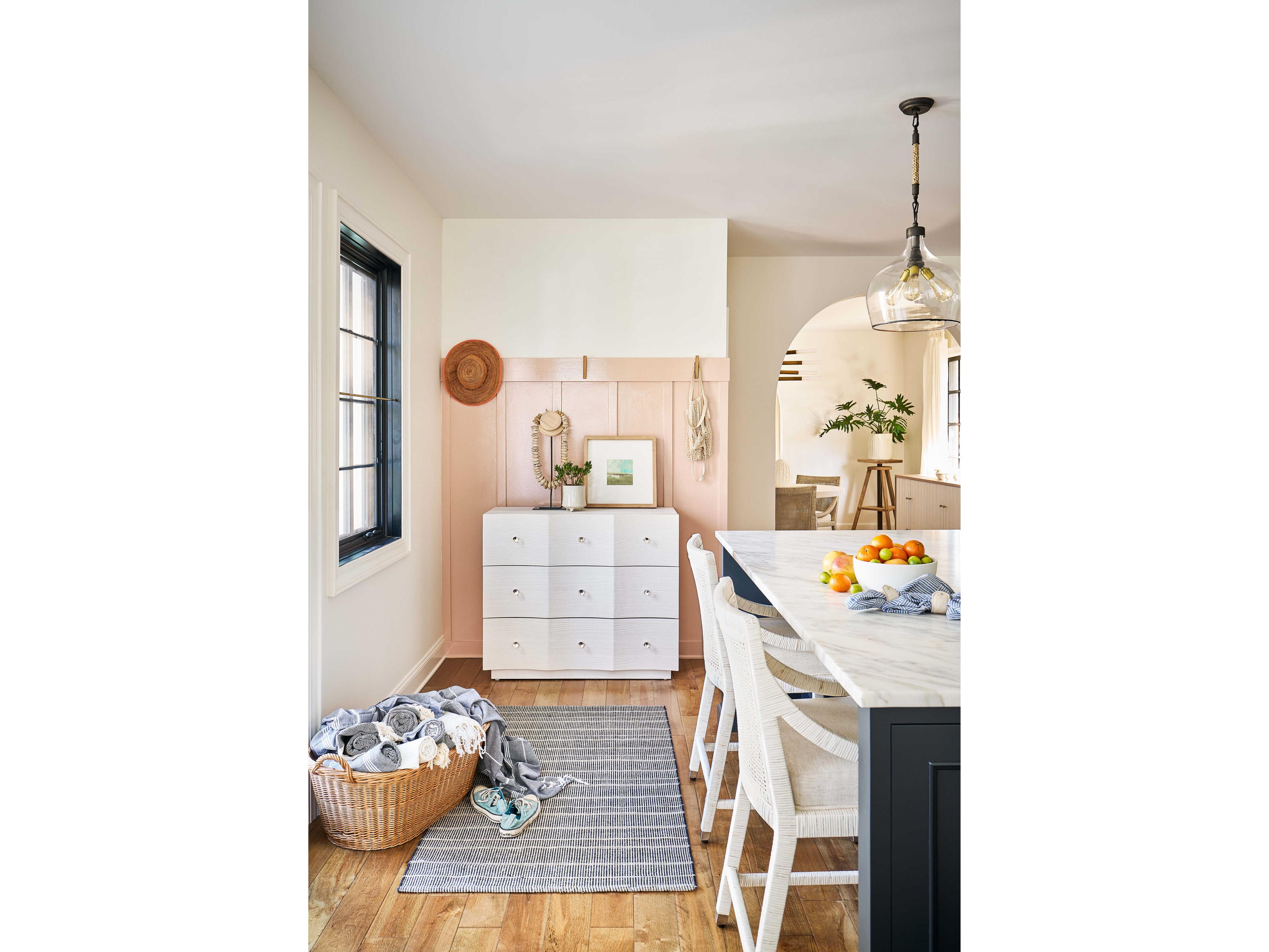 Coastal Living Home Weekender 3-Drawers White Sand Solid Wood Accent Chest