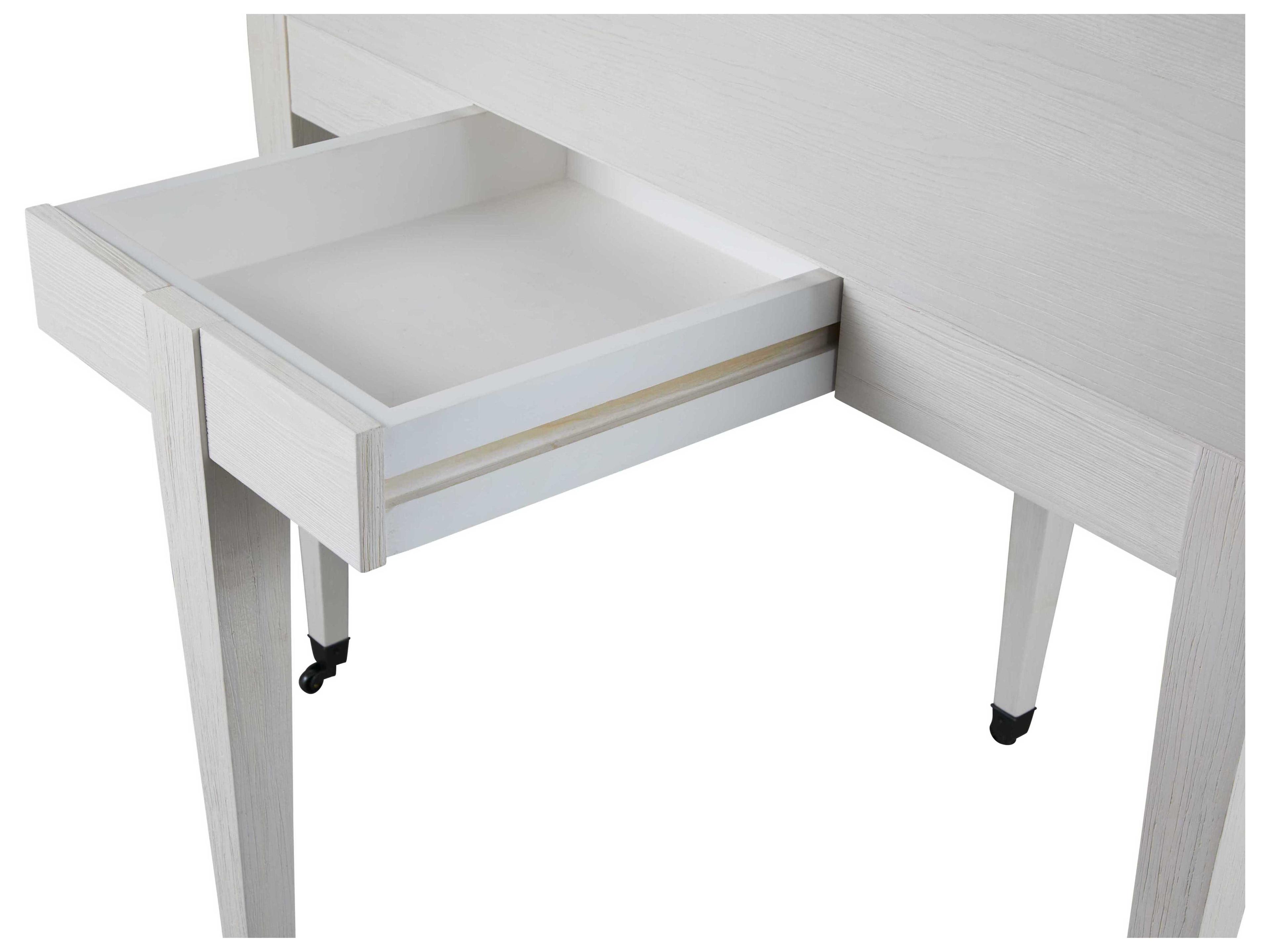 Coastal Living Home Weekender Round Wood White Sand Dining Table