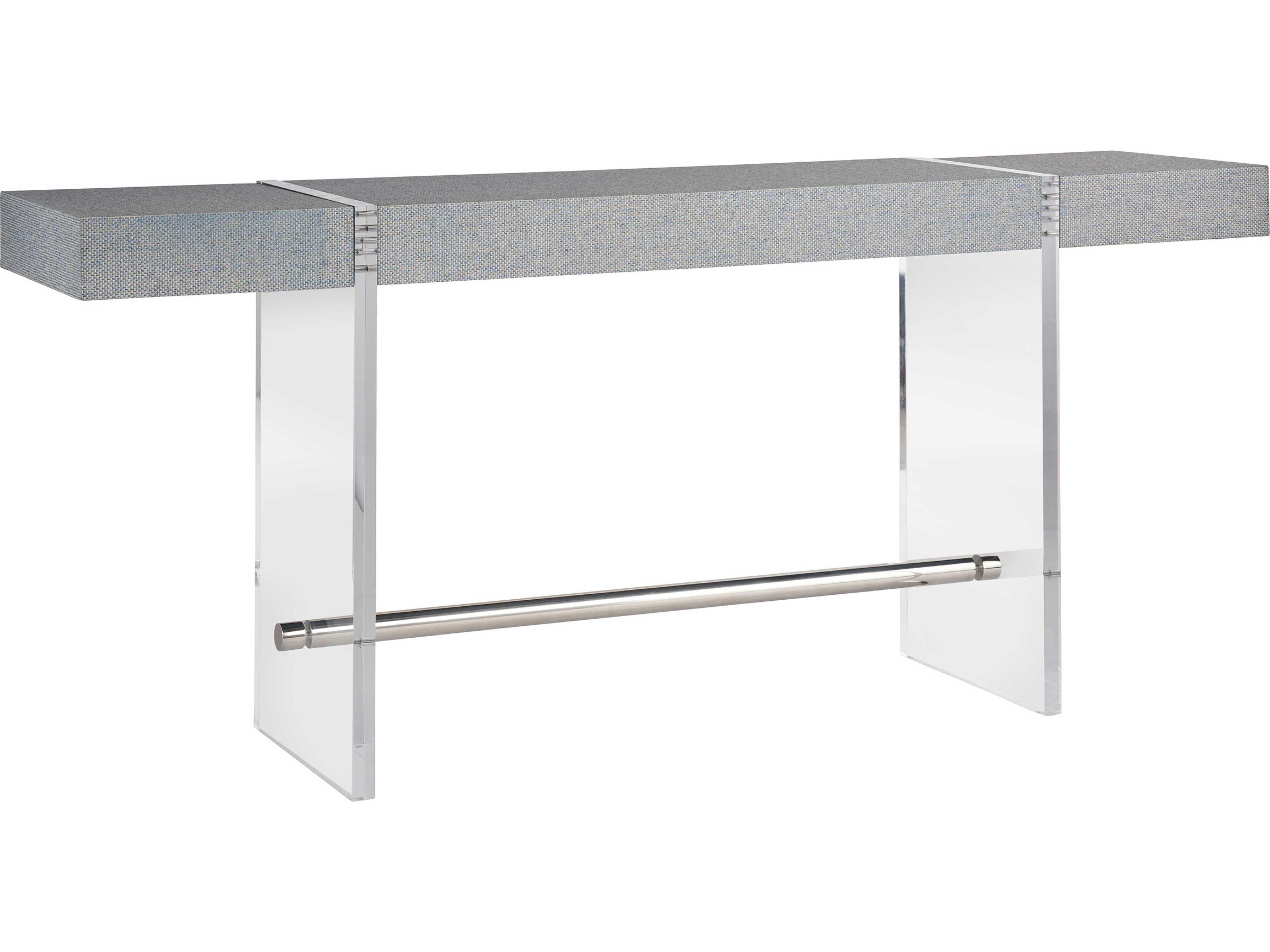 Weekender Rectangular Wood Blue Seagrass Console Table