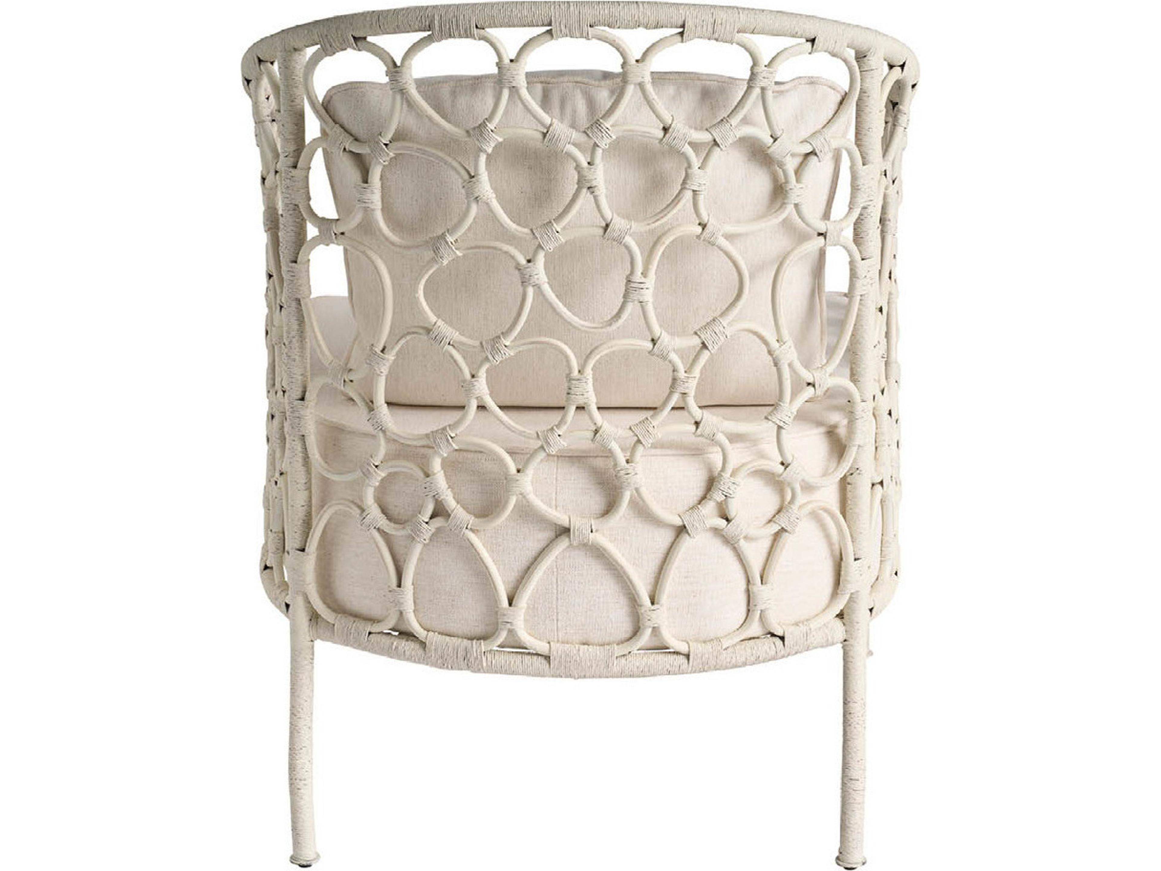 Coastal Living Home Oasis White Accent Chair