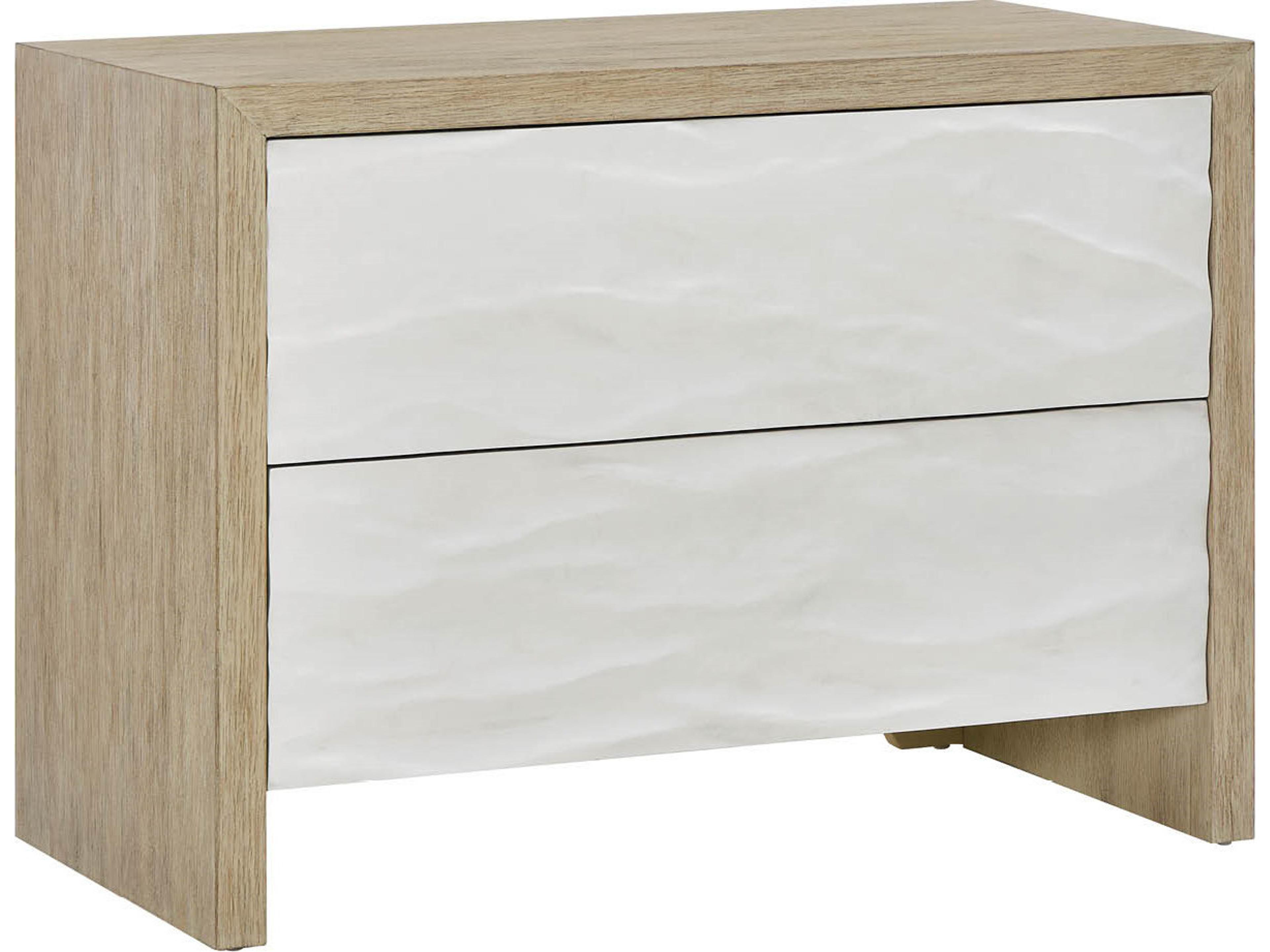 Oasis Dockside Natural Tan Oak And White Wood Accent Chest