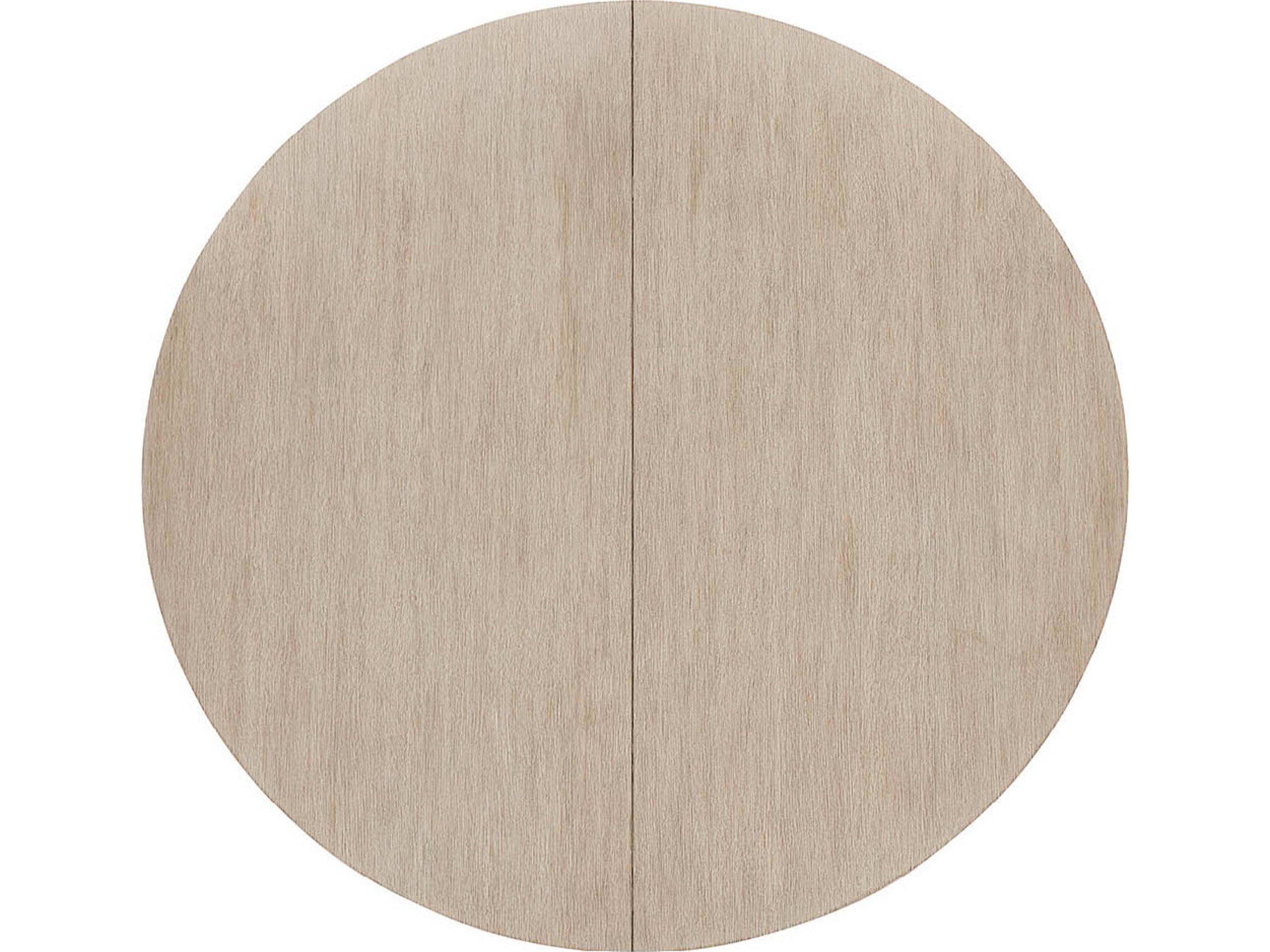 Coastal Living Home Oasis Round Wood Dockside Natural Tan Oak Dining Table