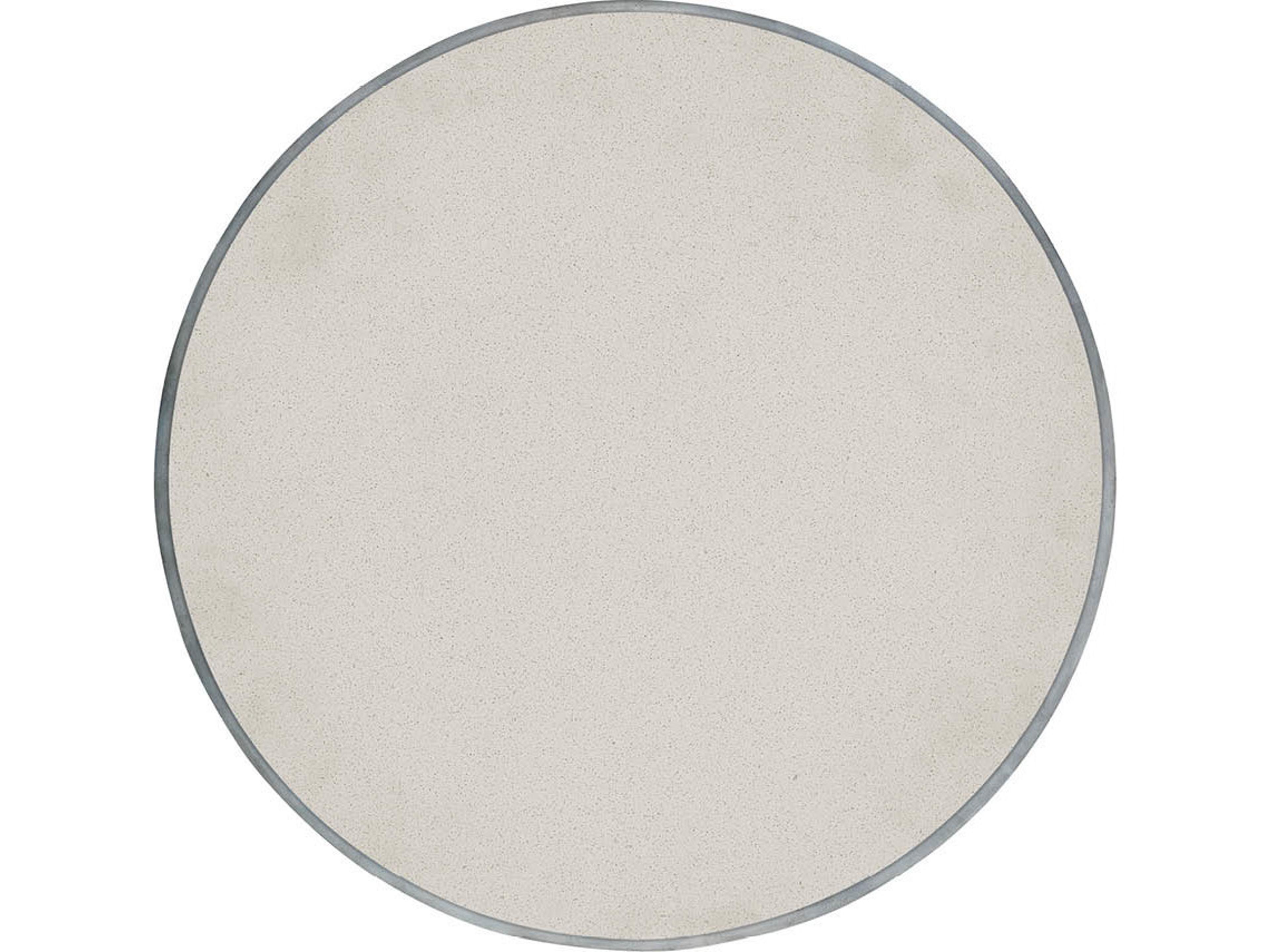 Coastal Living Home Oasis Round Stone Gray End Table