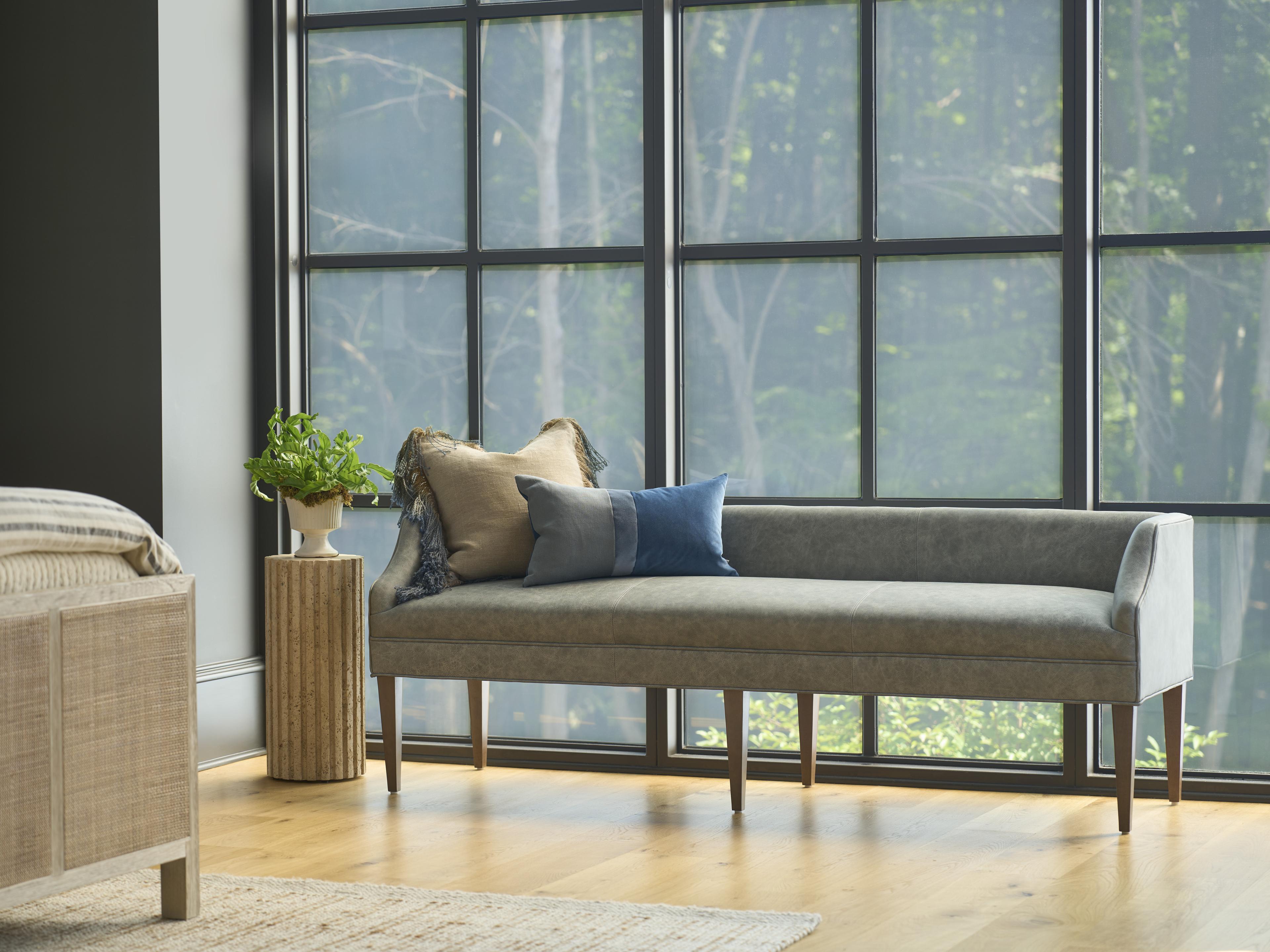 Coastal Living Home Oasis Round Natural Stone End Table