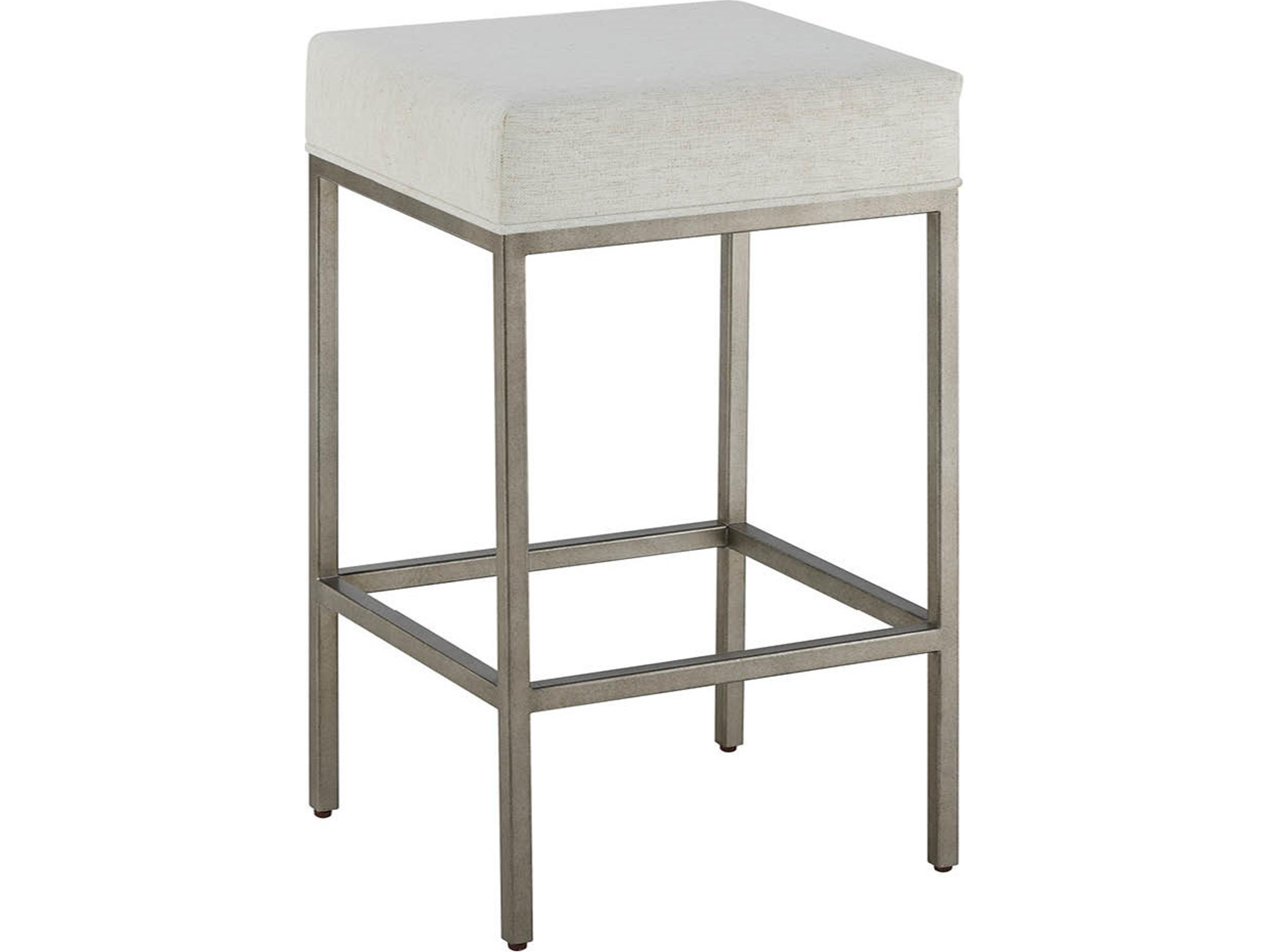 Coastal Living Home Oasis Dockside Natural Tan Oak Upholstered Counter Stool