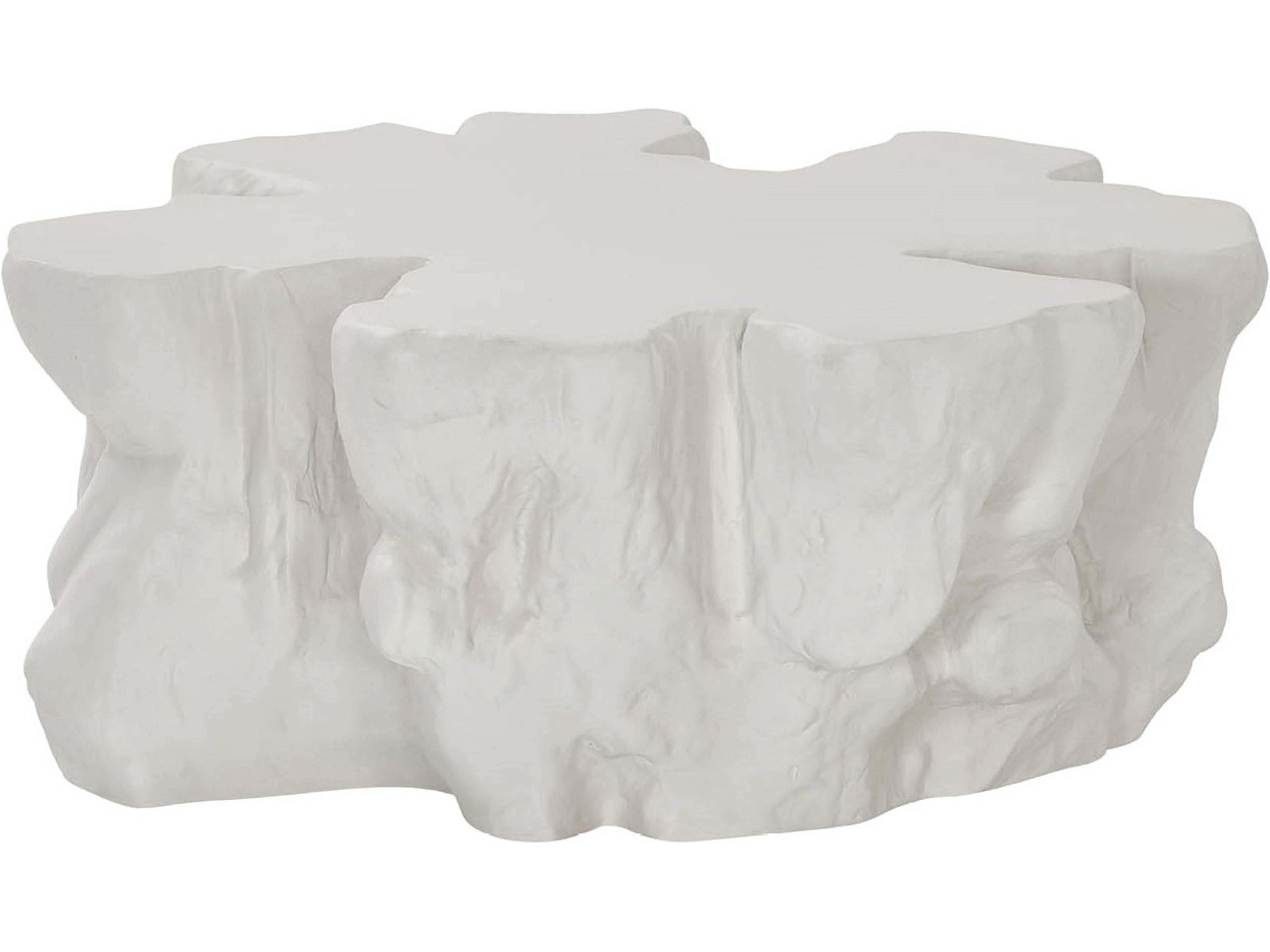 Oasis Concrete White Coffee Table