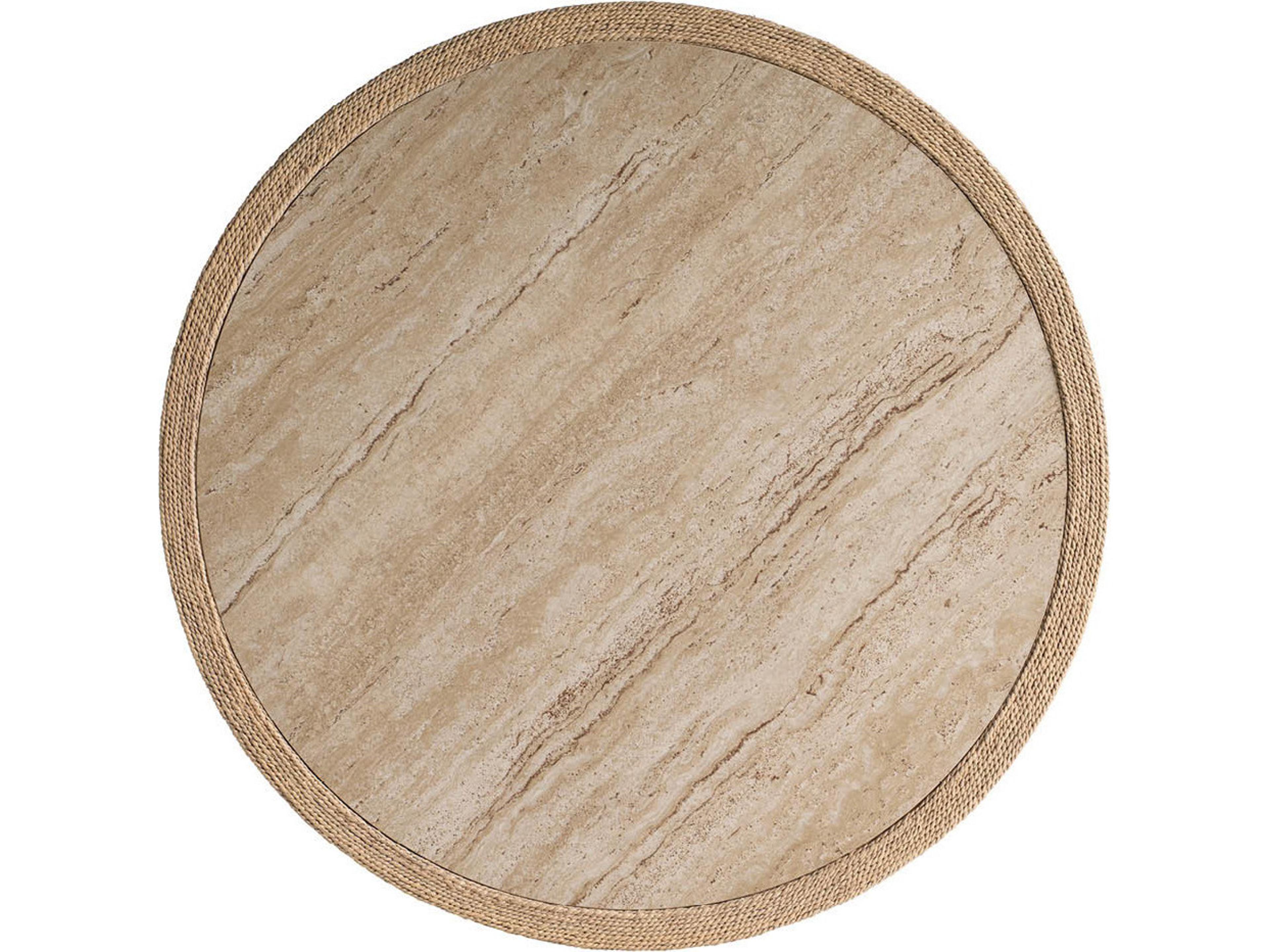 Coastal Living Home Oasis Round Wood Coffee Table