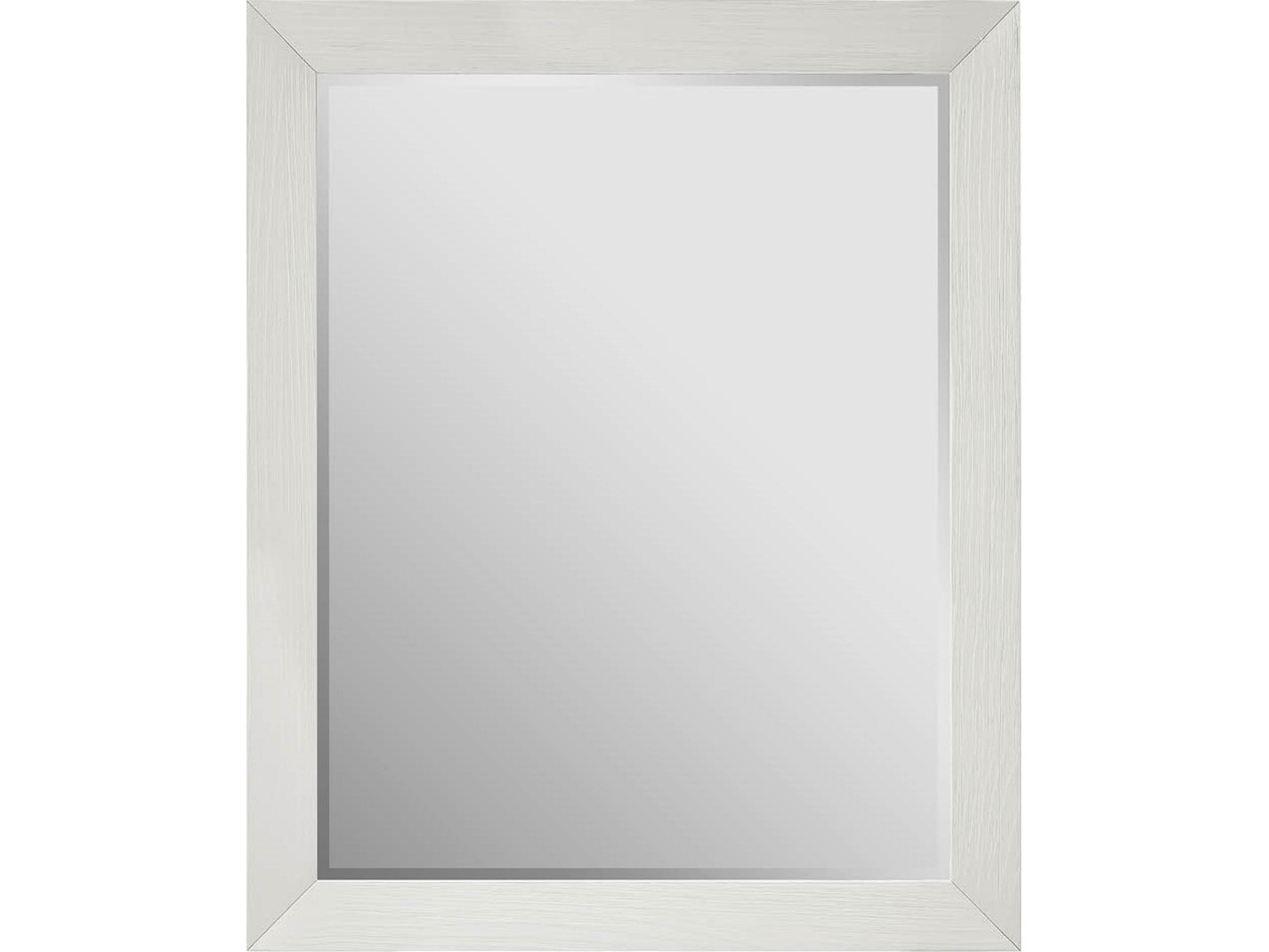 Oasis Shoreline White Wall Mirror Rectangular