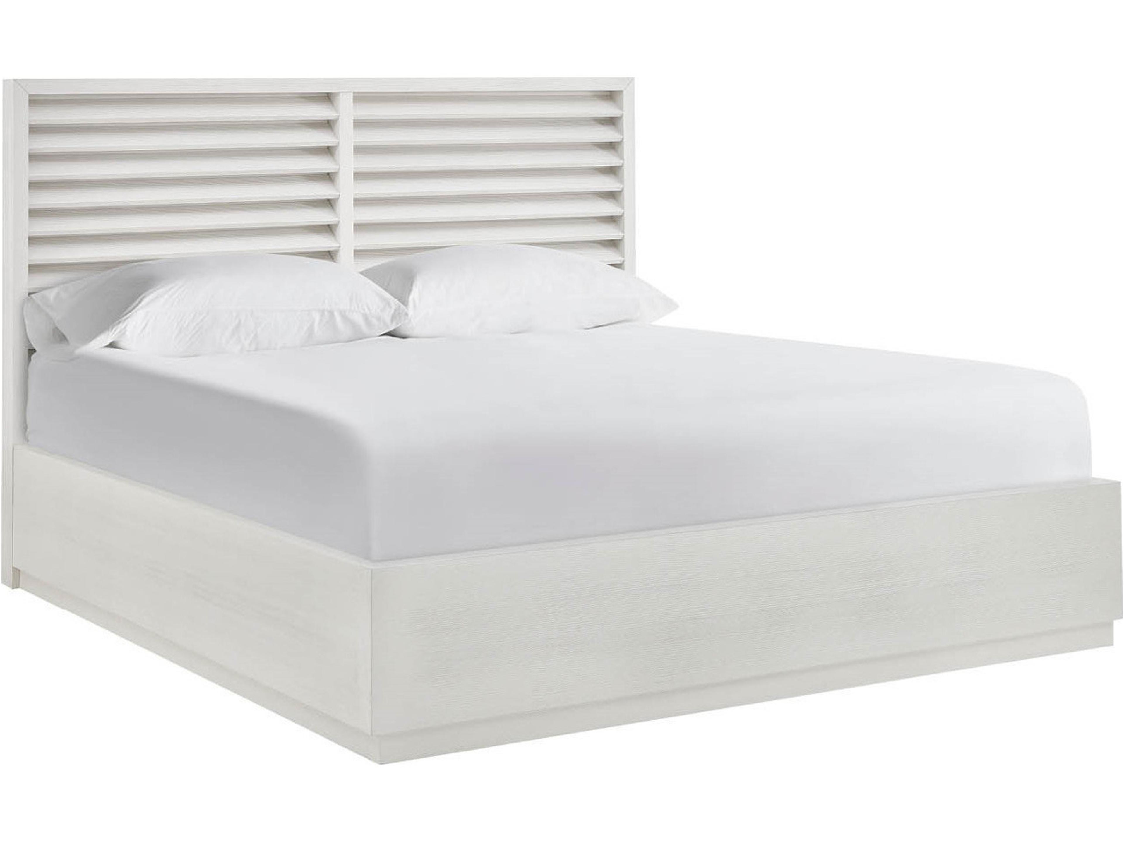 Oasis White Pine Wood Queen Panel Bed