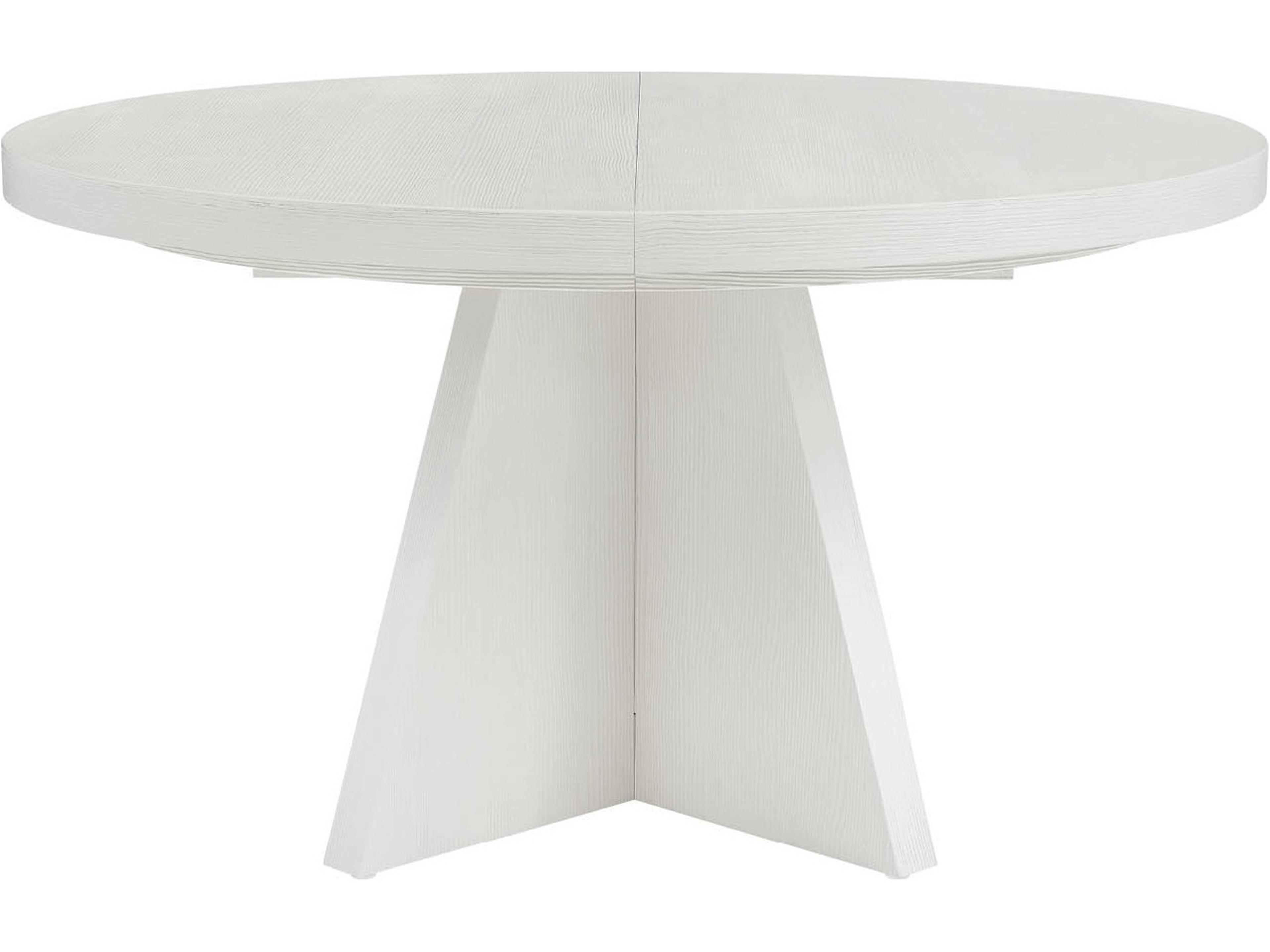 Coastal Living Home Oasis Round Wood Shoreline White Dining Table