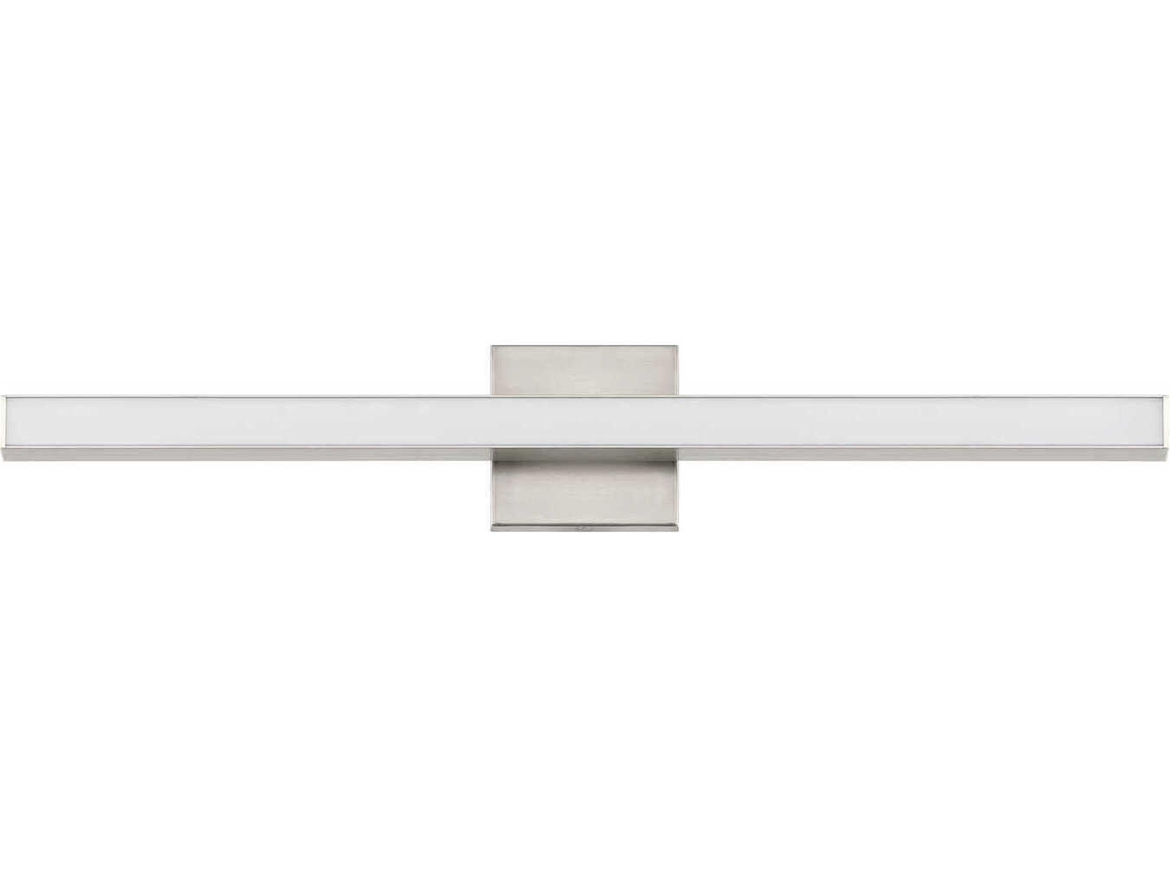 Craftmade Trim 1-Light Brushed Polished Nickel Vanity Light