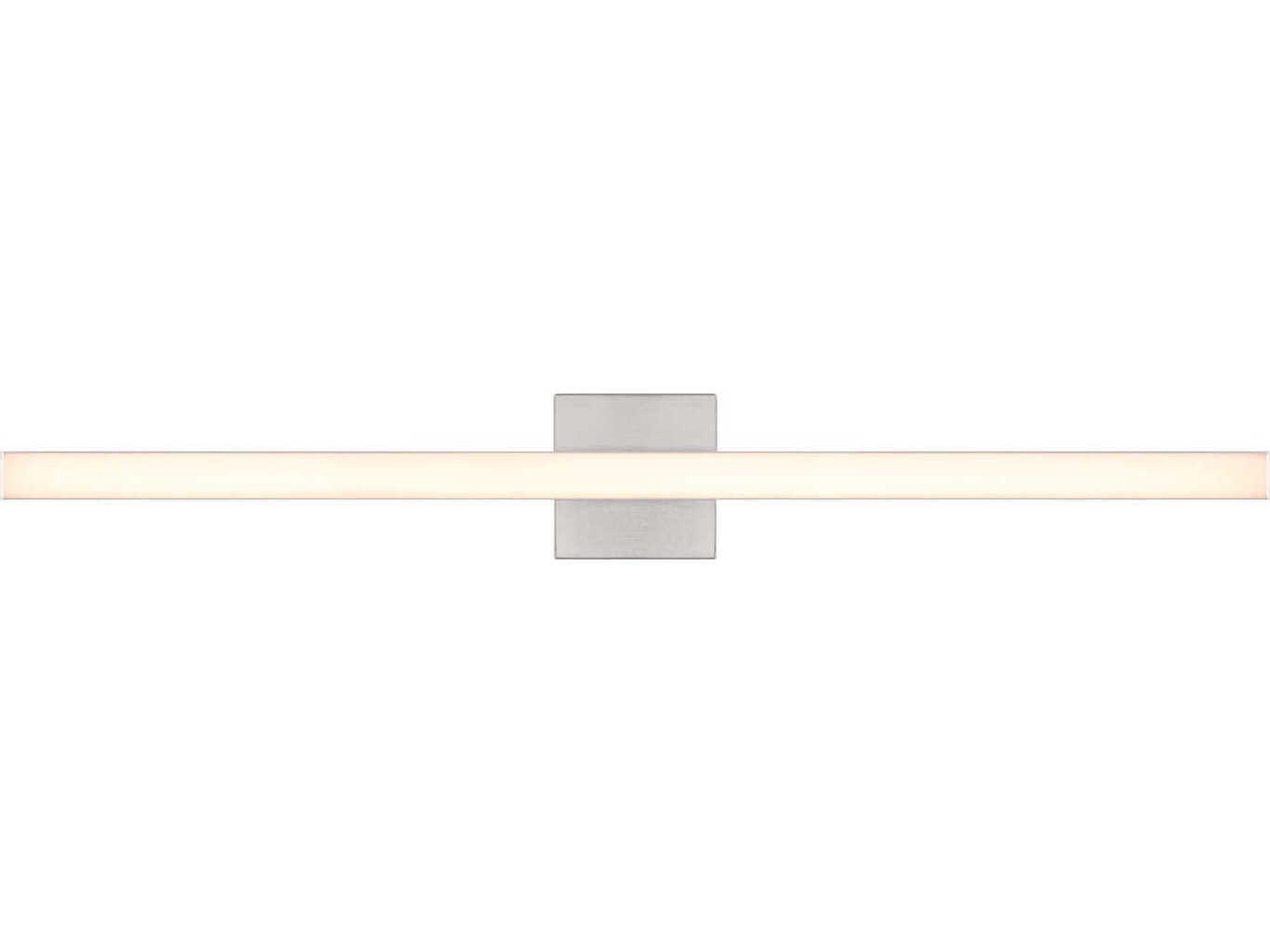Trim 1-Light Brushed Polished Nickel Vanity Light