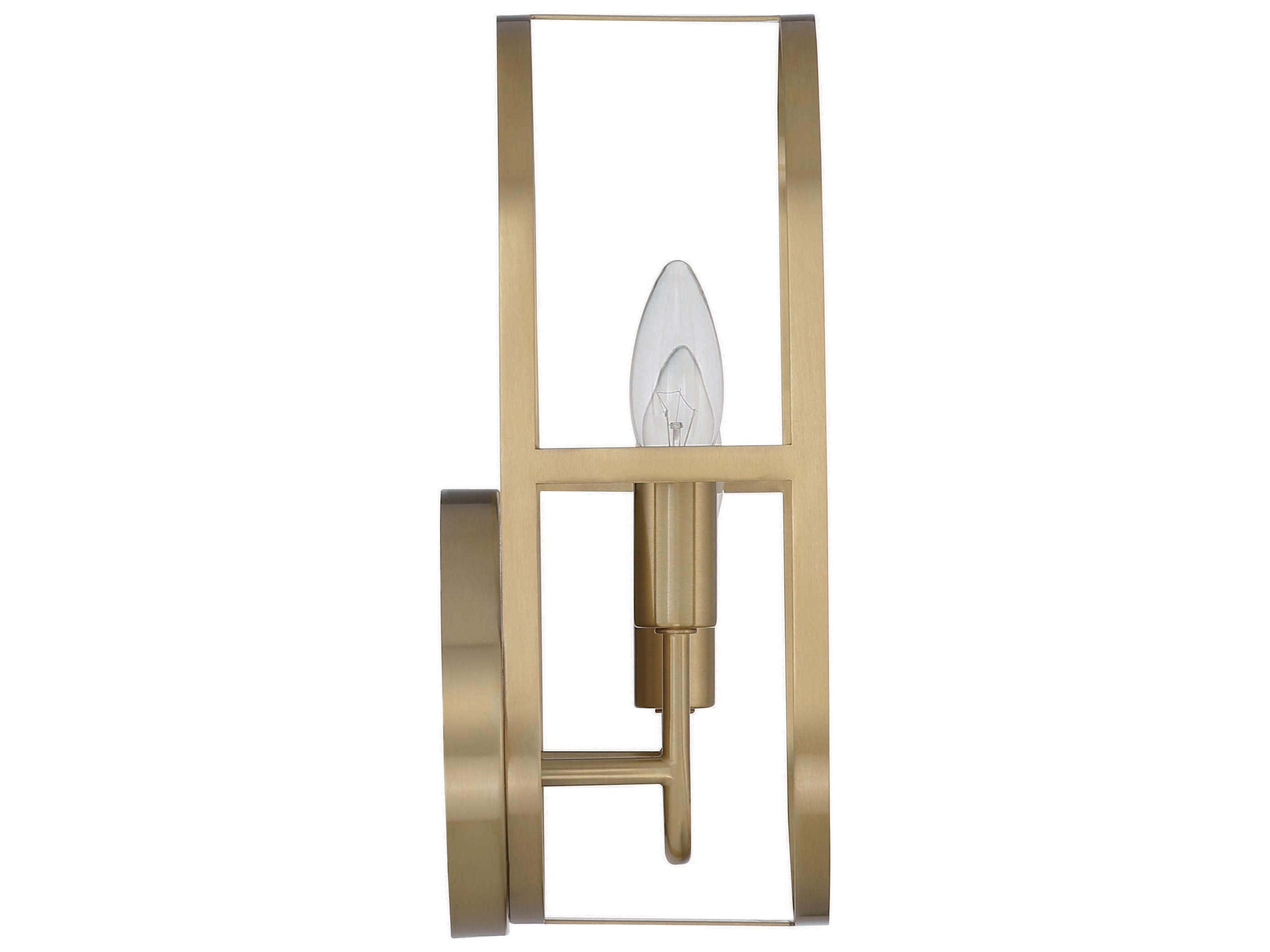 Craftmade Mindful 2-Light Satin Brass Wall Sconce