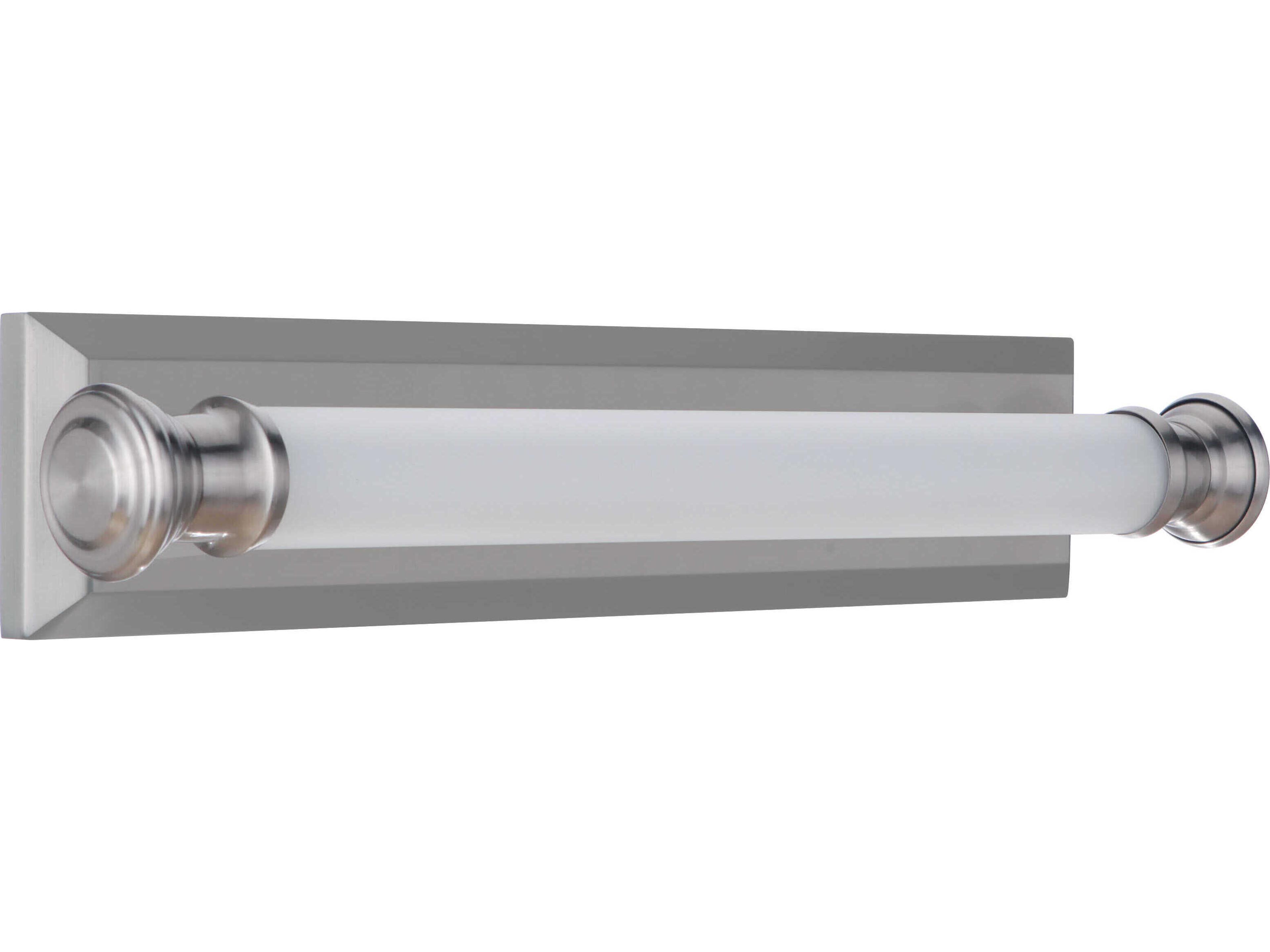 Craftmade Langston 1-Light Brushed Polished Nickel Glass LED Vanity Light