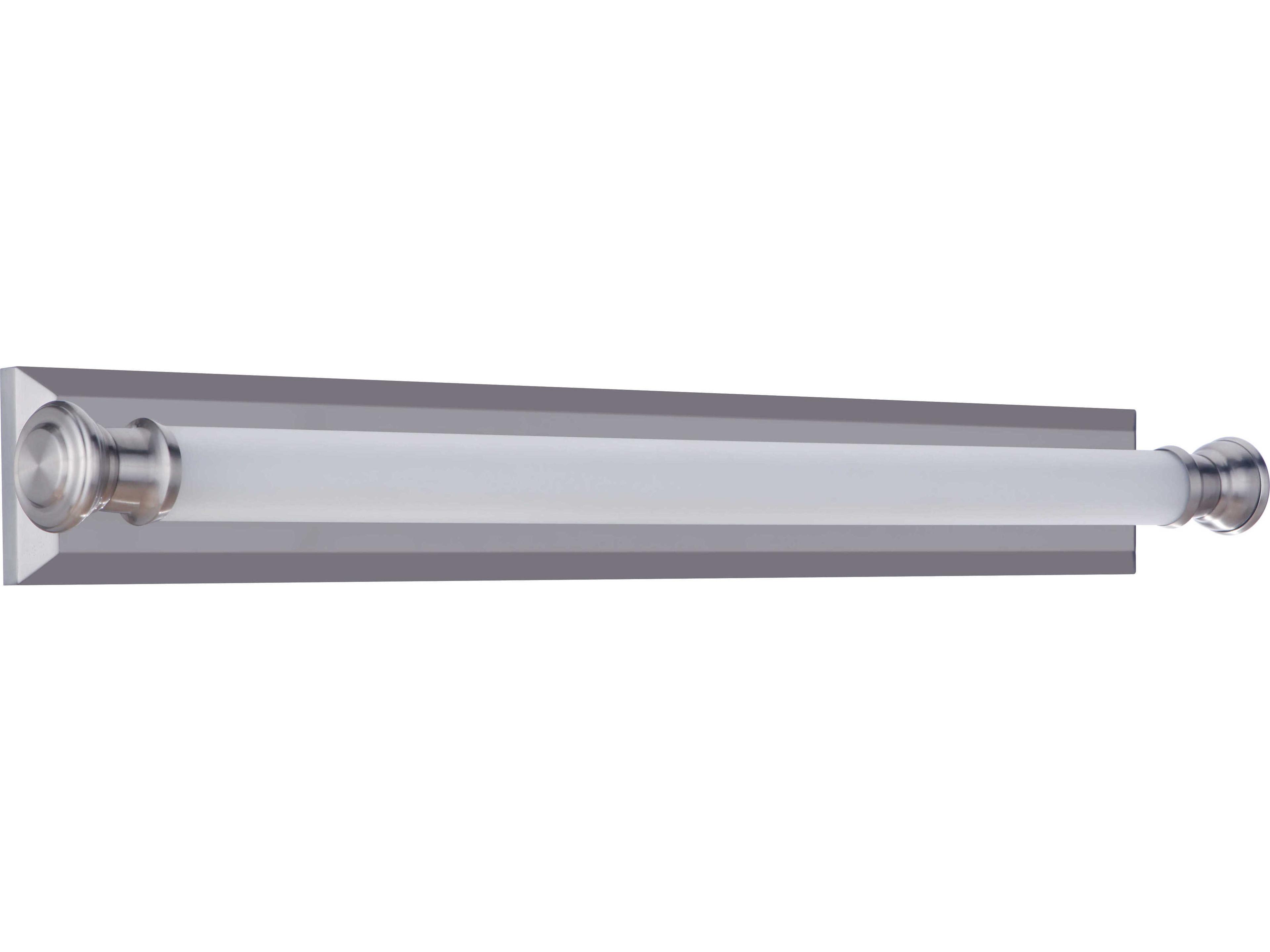Craftmade Langston 1-Light Brushed Polished Nickel Glass LED Vanity Light