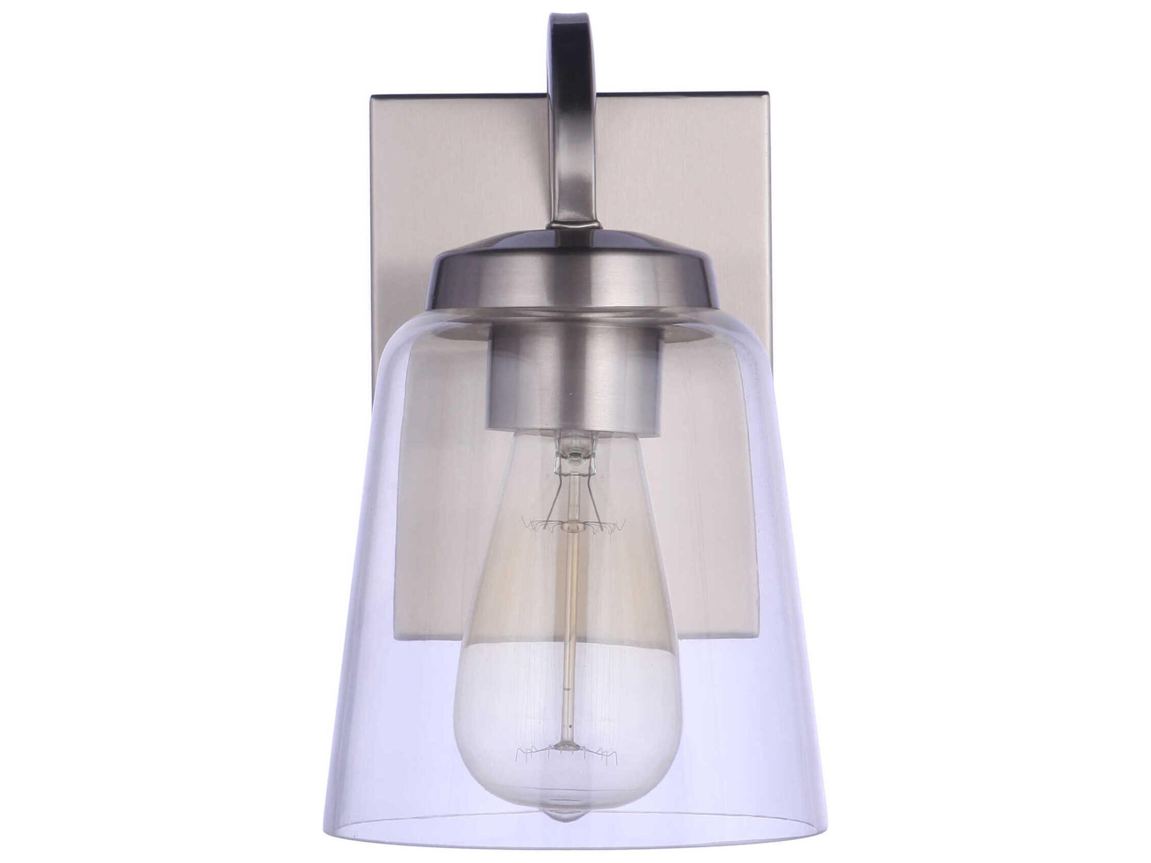 Craftmade Elsa 1-Light Brushed Polished Nickel Wall Sconce