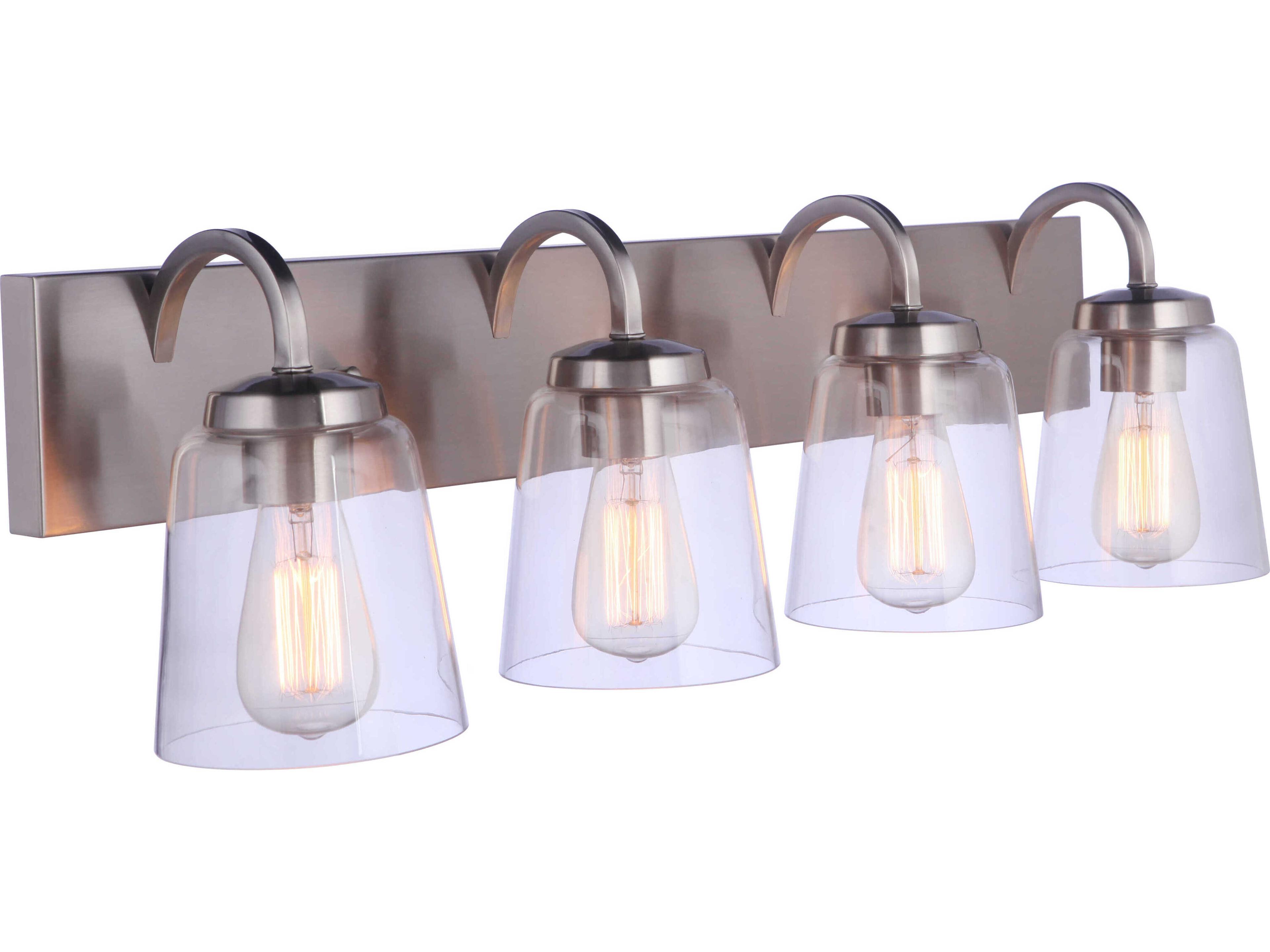 Craftmade Elsa 4-Light Brushed Polished Nickel Vanity Light