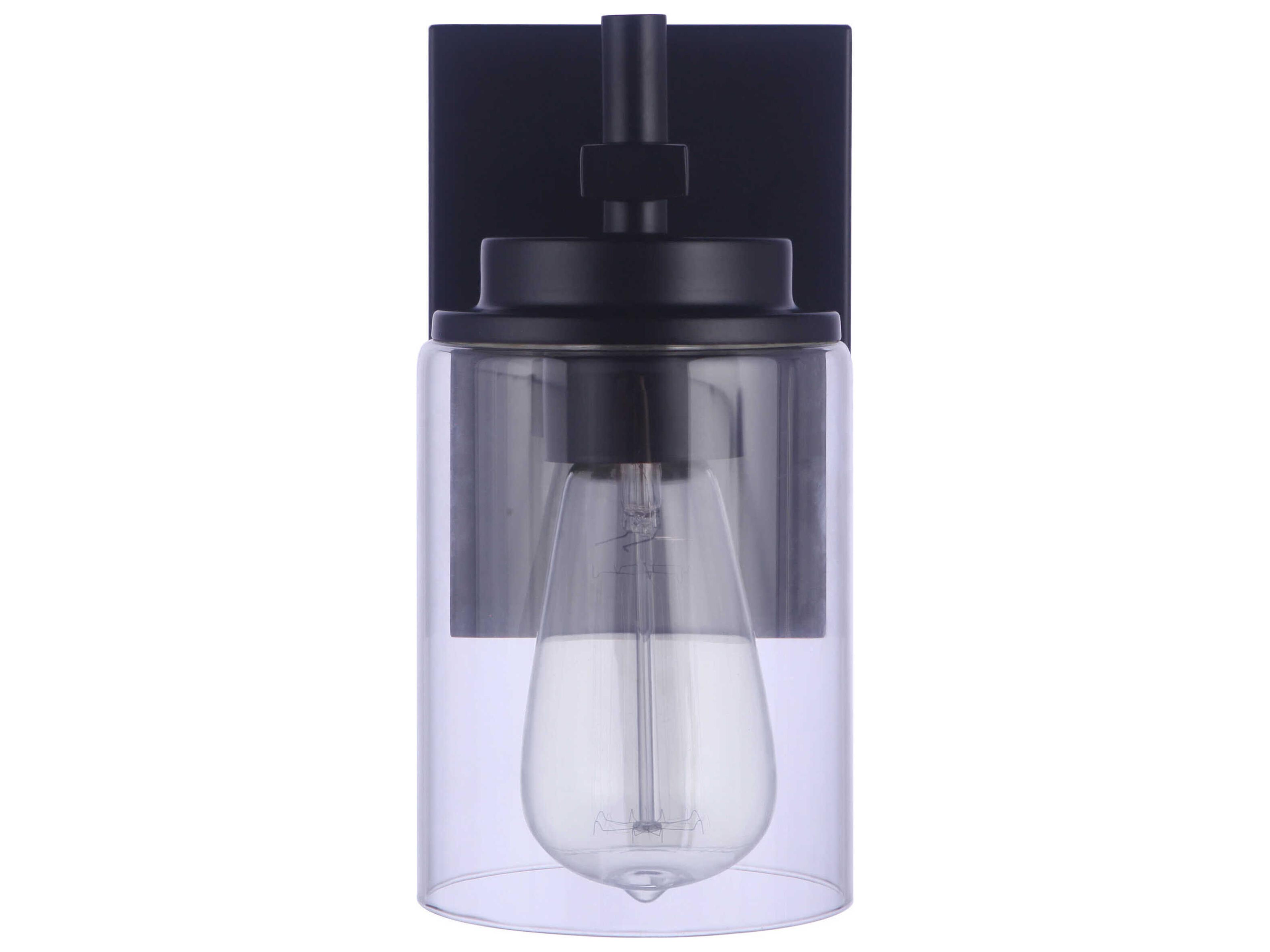 Craftmade Reeves 1-Light Flat Black Wall Sconce