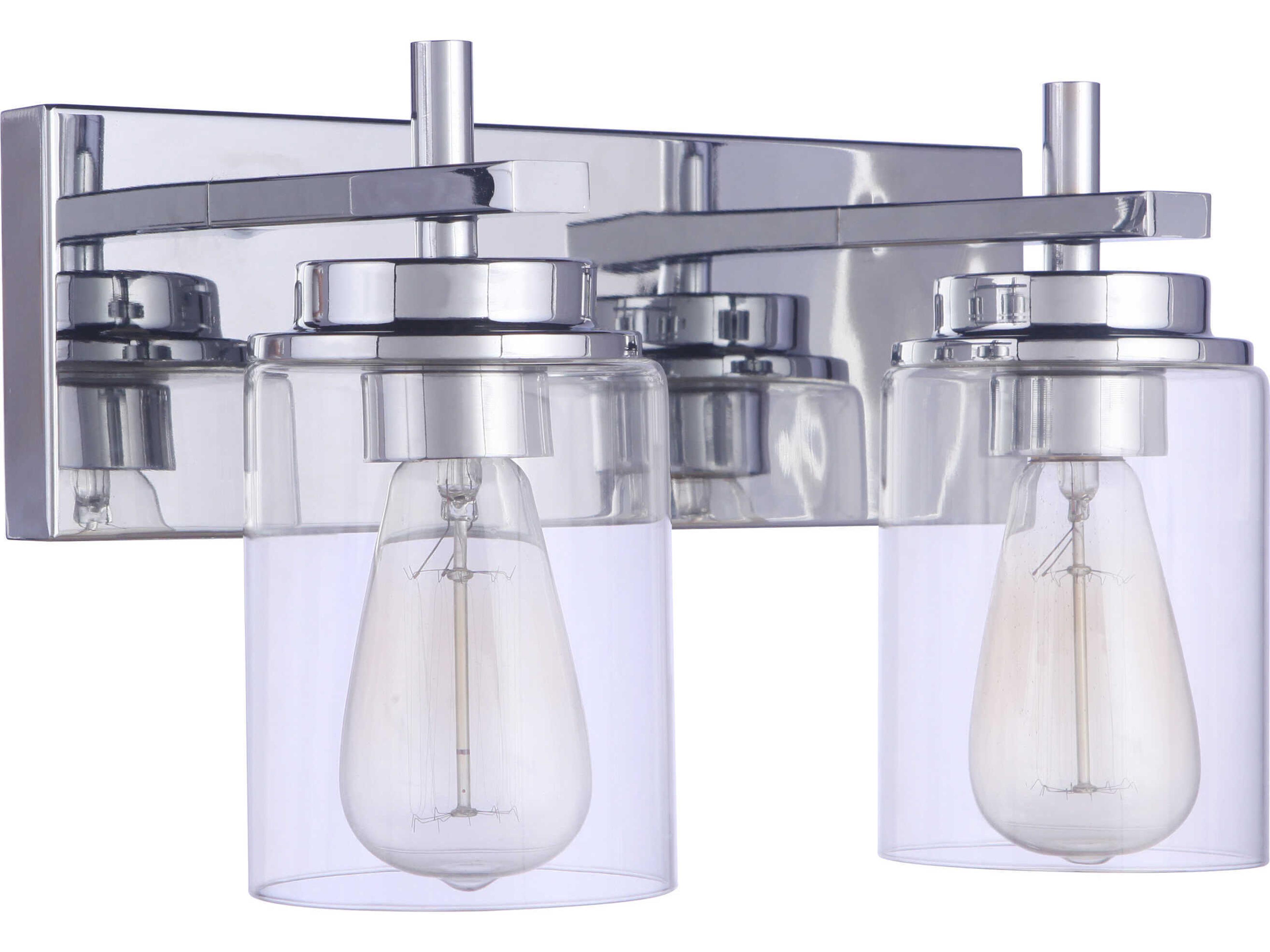 Reeves 2-Light Chrome Vanity Light